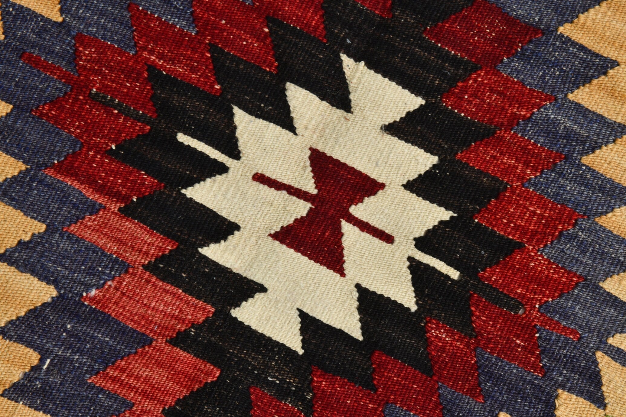 Turkish Kilim Old Rug 9’1’’ x 6’2’’