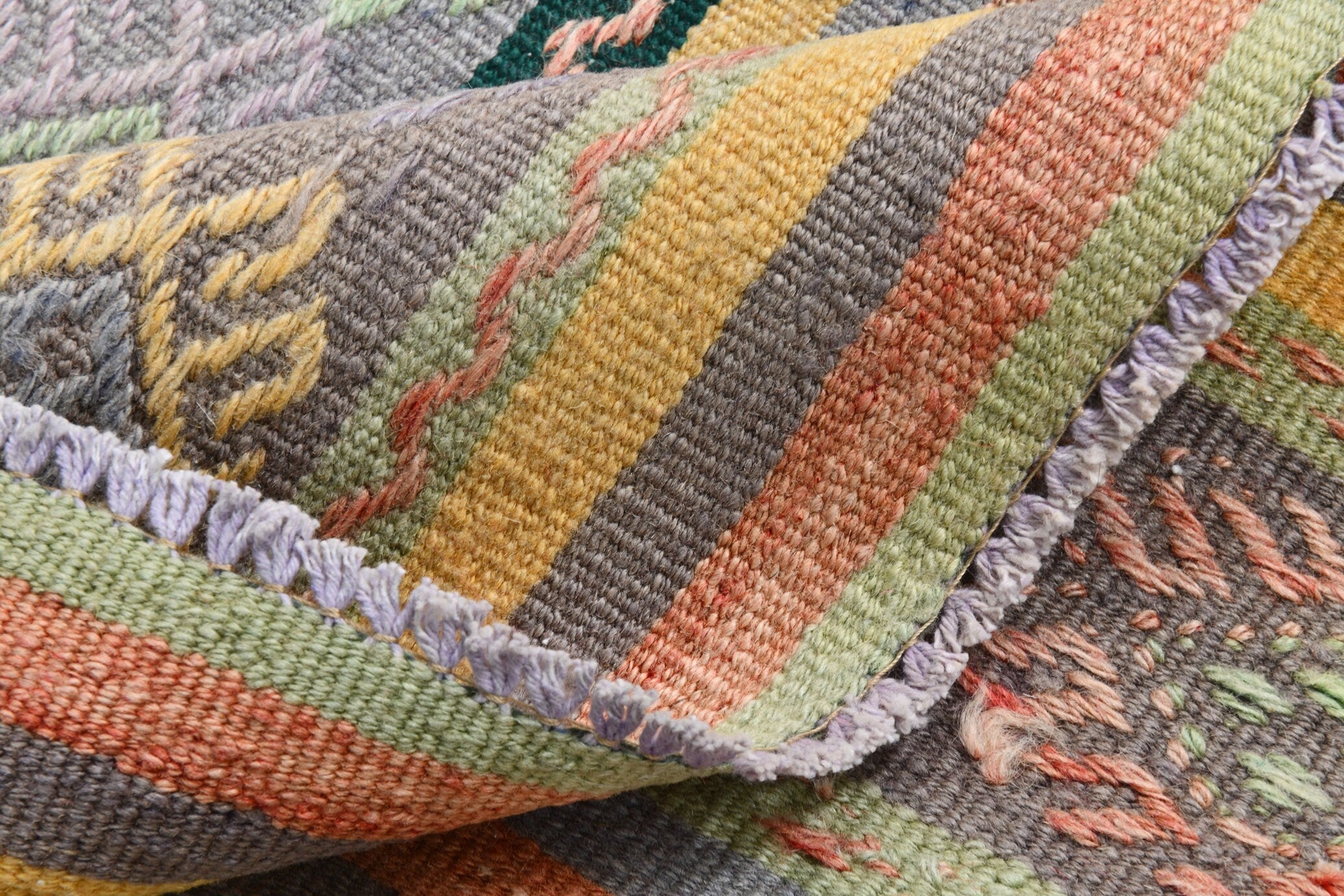 Turkish Kilim Old Rug 9’2’ x 5’10’