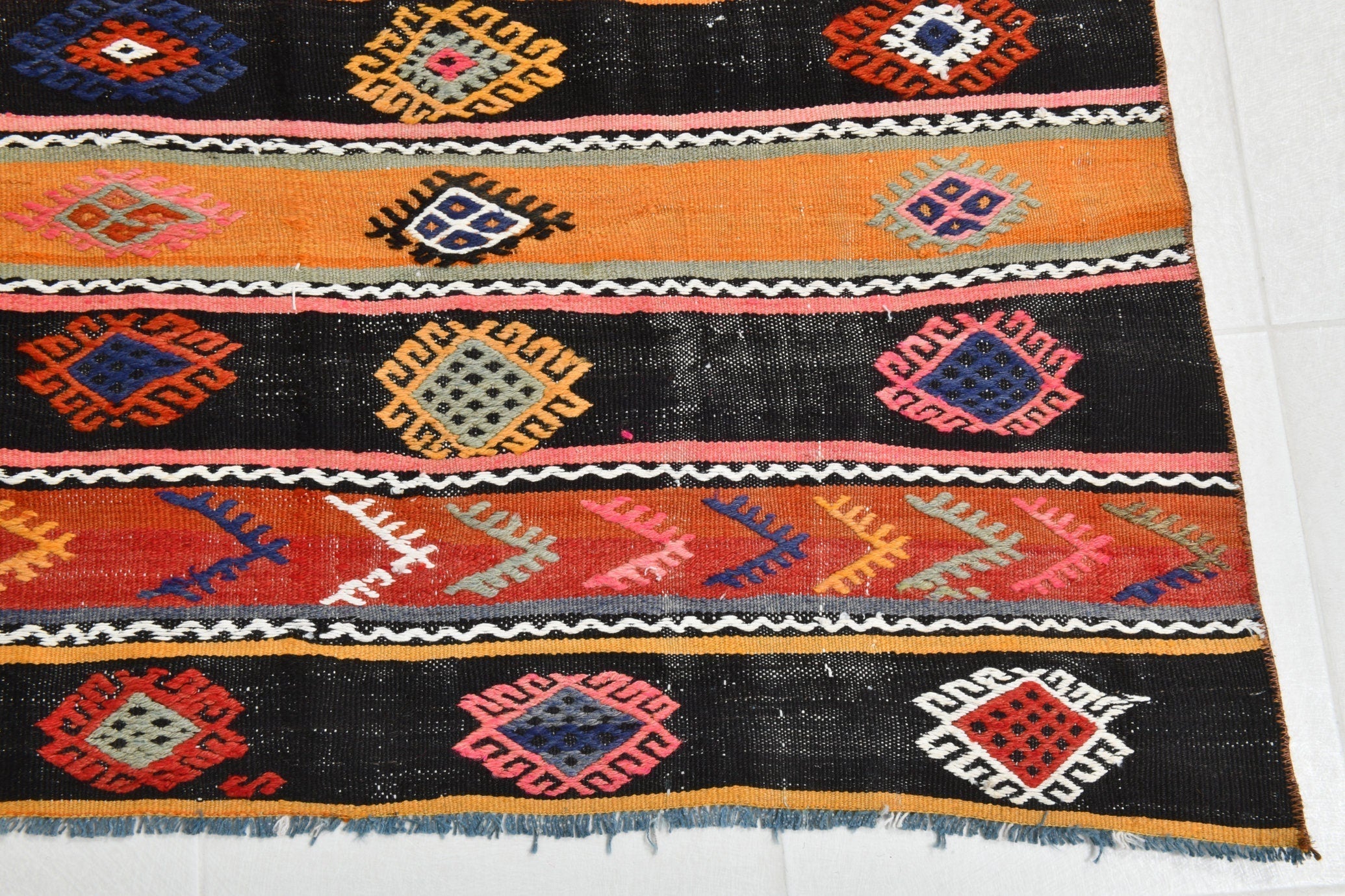 Turkish Kilim Old Rug 9’3’’ x 6’6’’
