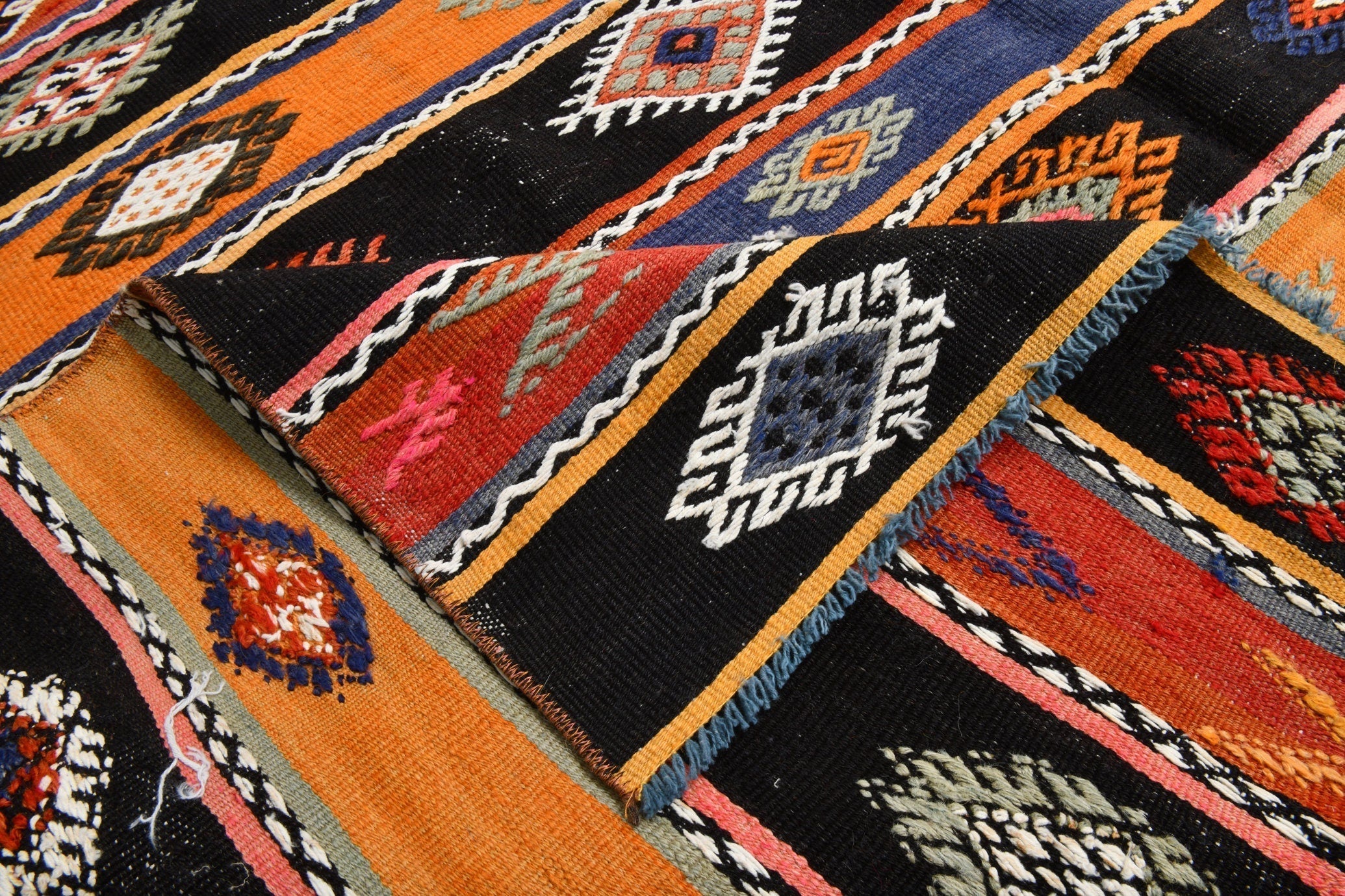 Turkish Kilim Old Rug 9’3’’ x 6’6’’