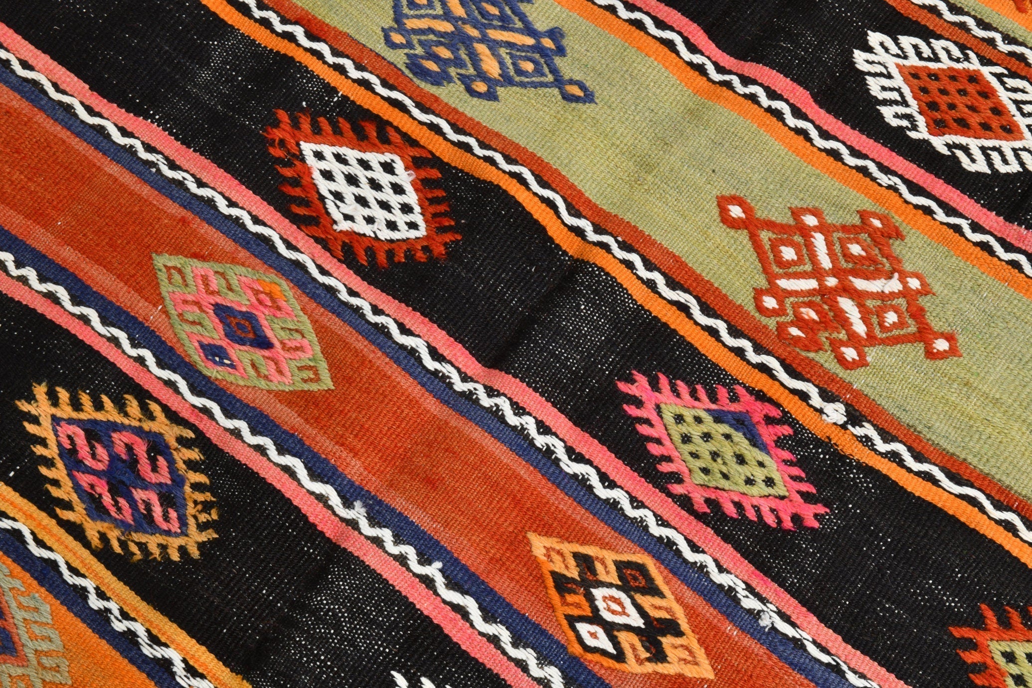 Turkish Kilim Old Rug 9’3’’ x 6’6’’