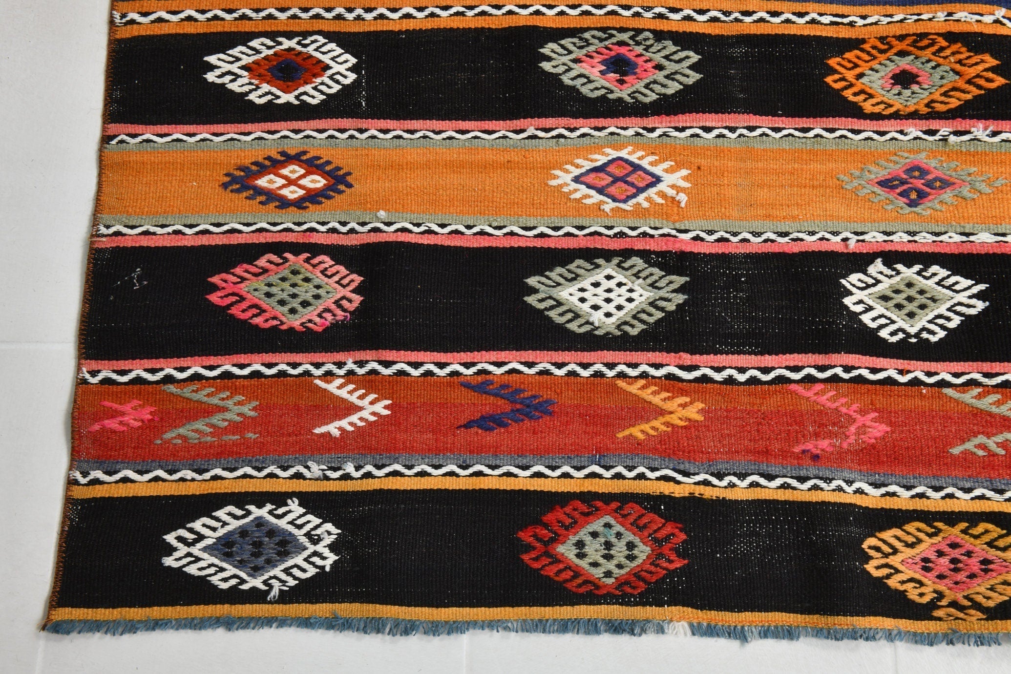 Turkish Kilim Old Rug 9’3’’ x 6’6’’