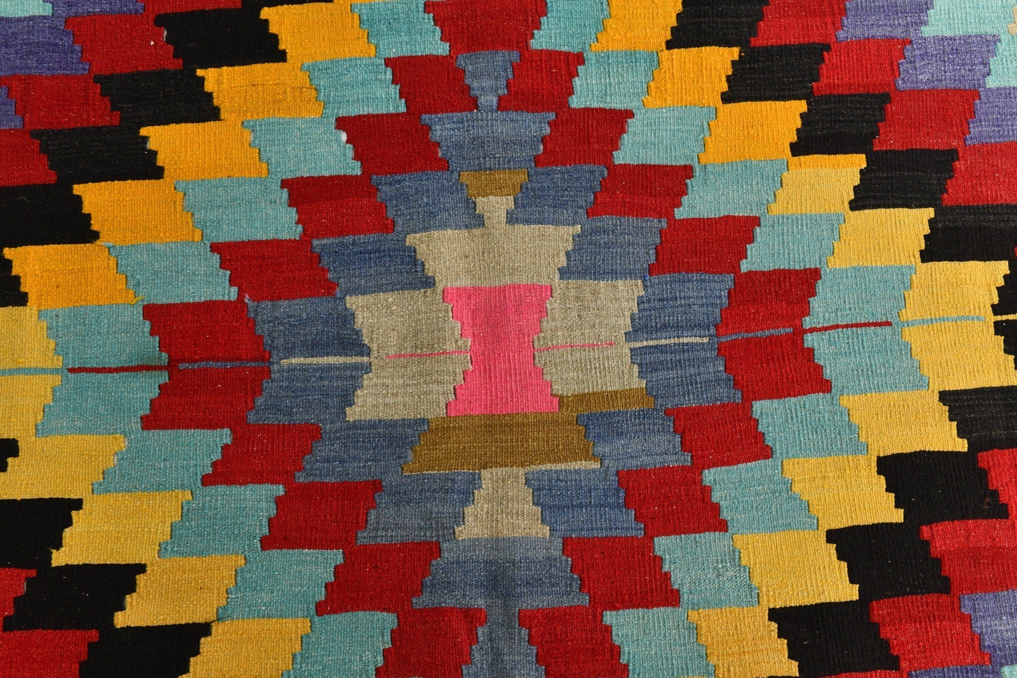 Turkish Kilim Old Rug 9’5’’ x 6’1’’