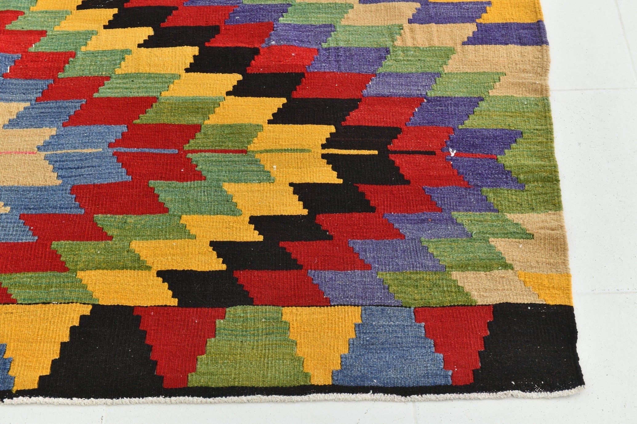Turkish Kilim Old Rug 9’5’’ x 6’1’’