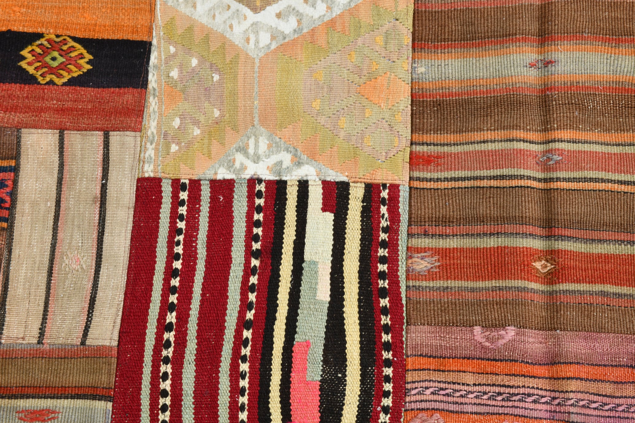 Turkish Kilim Patchwork Rug 5’6’’ x 7’10’’