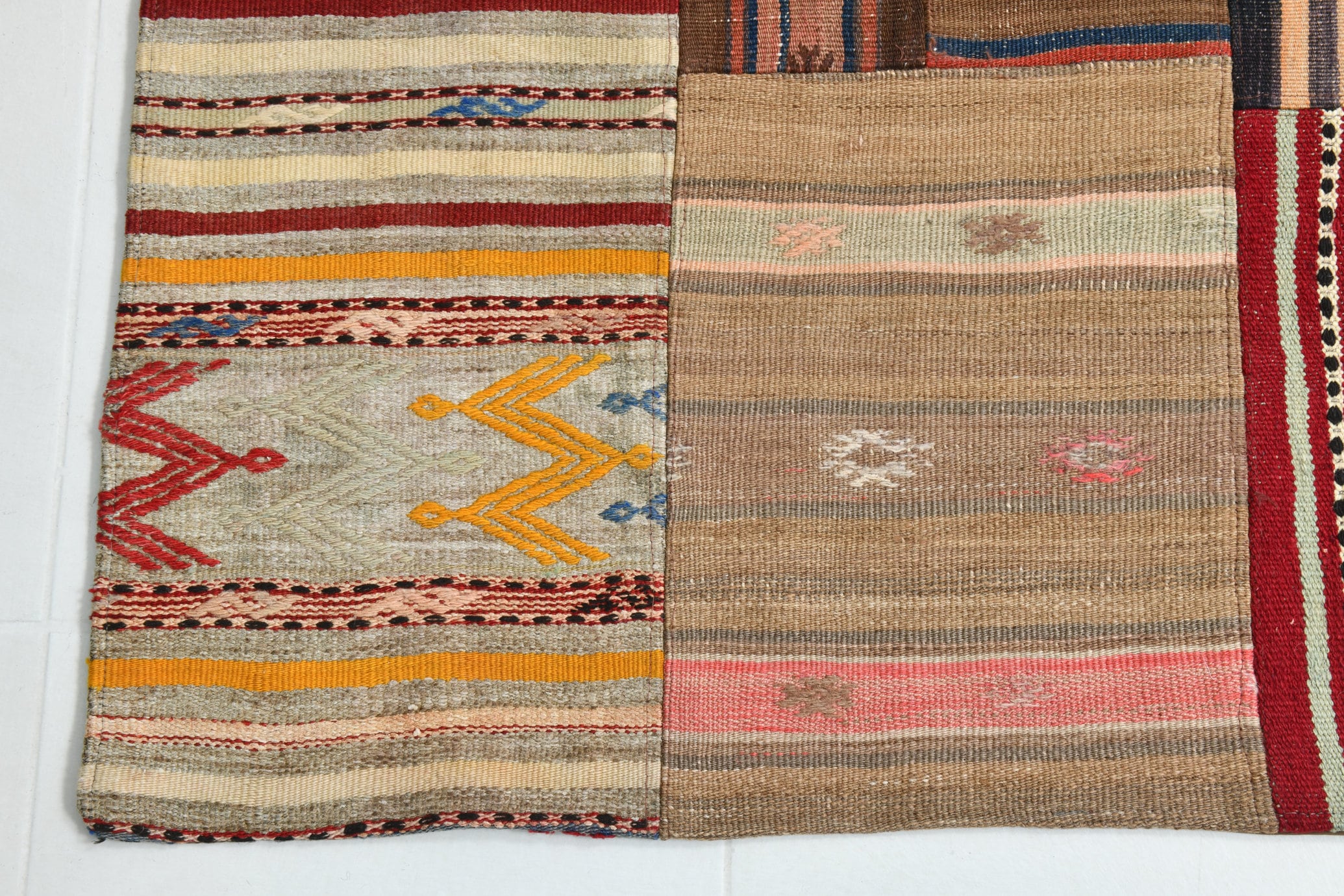 Turkish Kilim Patchwork Rug 5’6’’ x 7’10’’