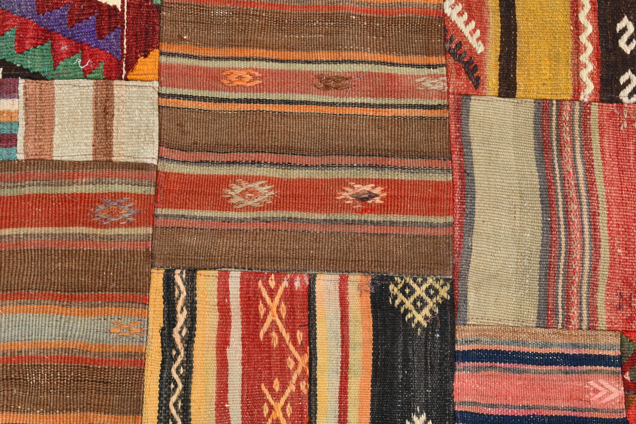 Turkish Kilim Patchwork Rug 5’6’’ x 7’10’’