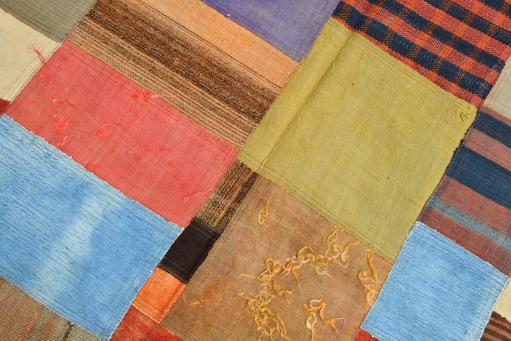 Turkish Kilim Patchwork Rug 8’1’’ x 6’2’’