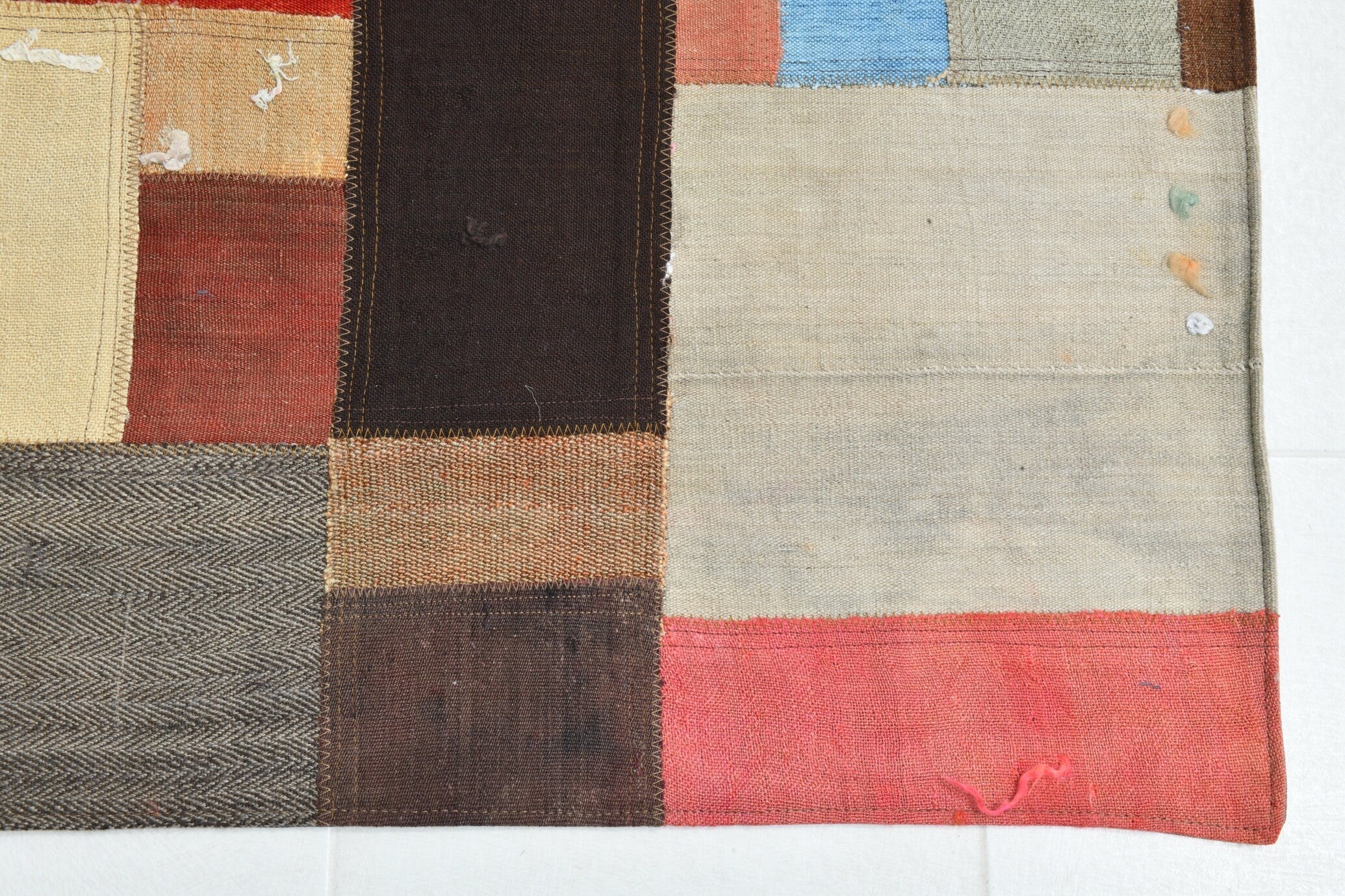Turkish Kilim Patchwork Rug 8’1’’ x 6’2’’