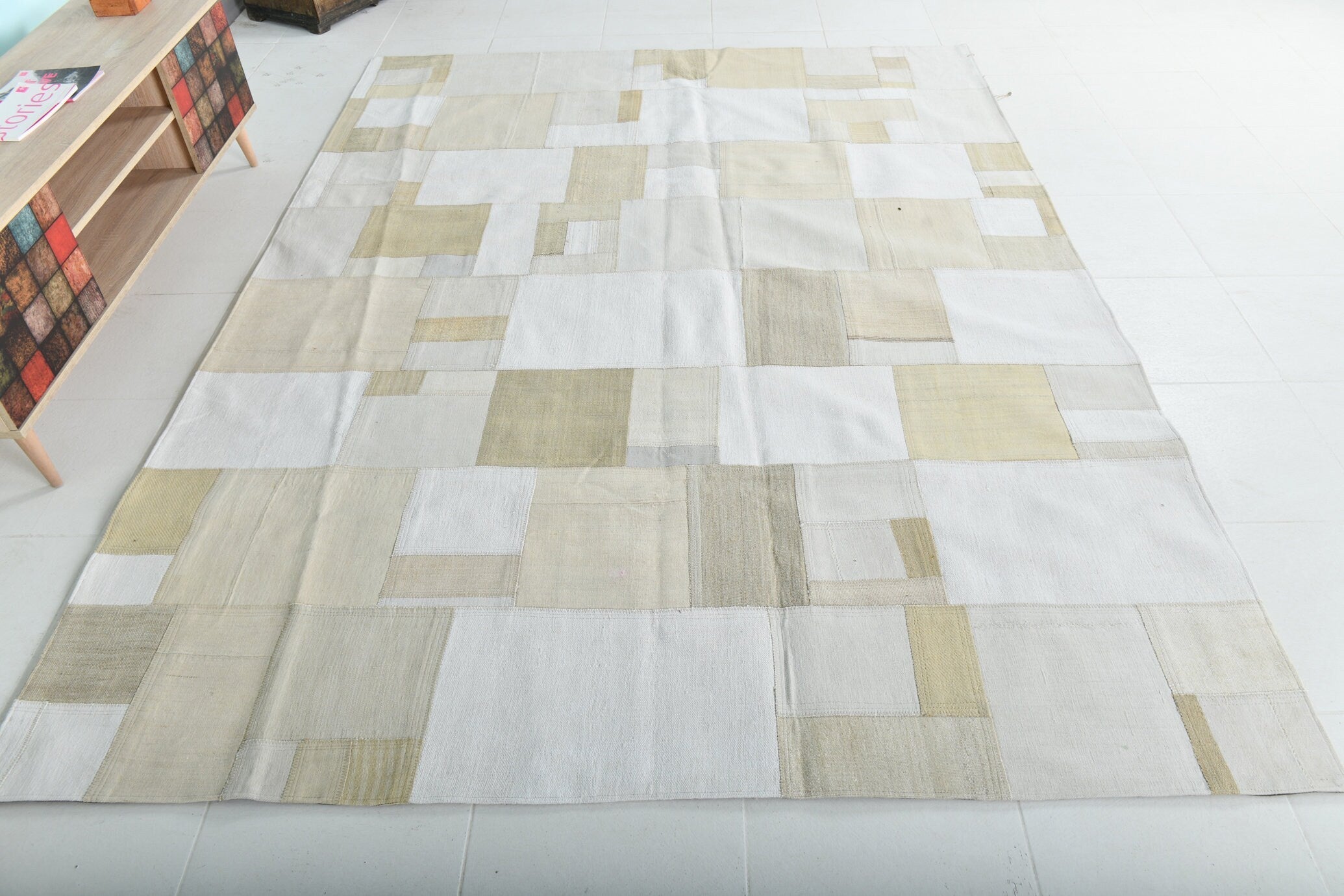 Turkish Kilim Rug 9’3’ x 6’11’