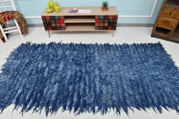Turkish Tulu Filikli Kilim Rug 4’0’ x 8’9’