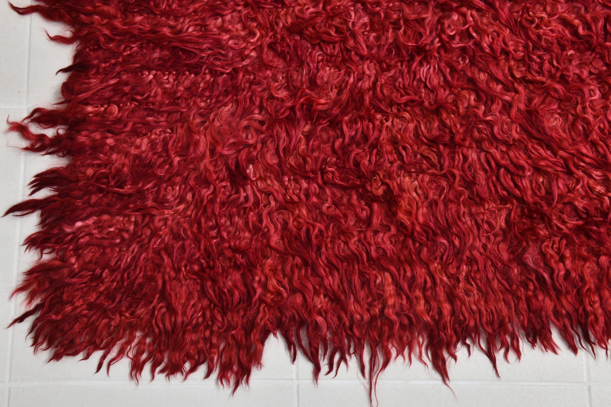 Turkish Tulu Filikli Kilim Rug 6’8’ x 5’11’