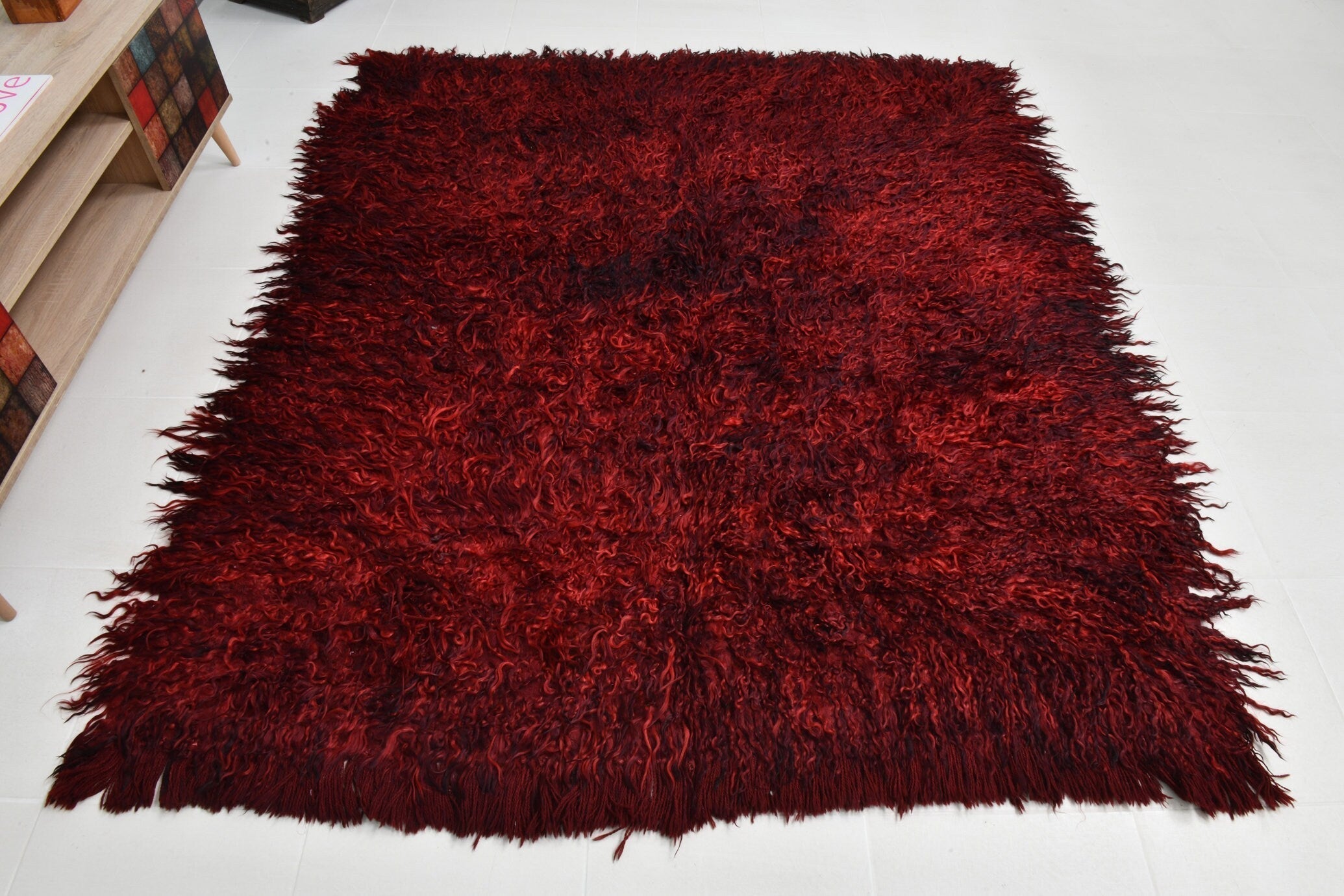 Turkish Tulu Filikli Kilim Rug 7’0’ x 5’11’
