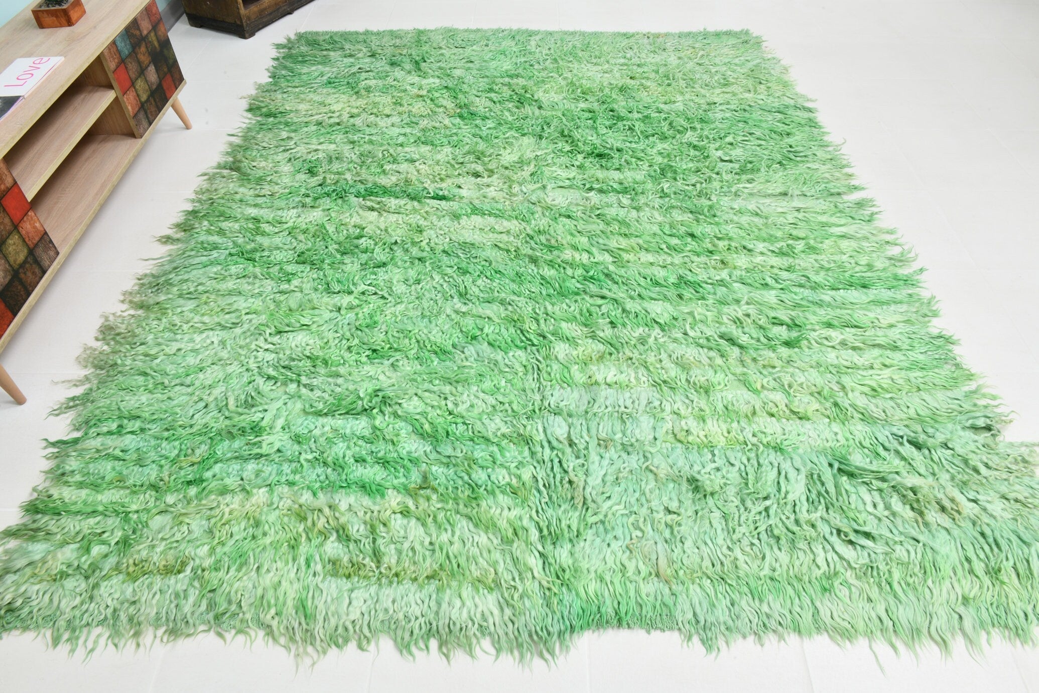Turkish Tulu Filikli Kilim Rug 8’10’ x 6’10’