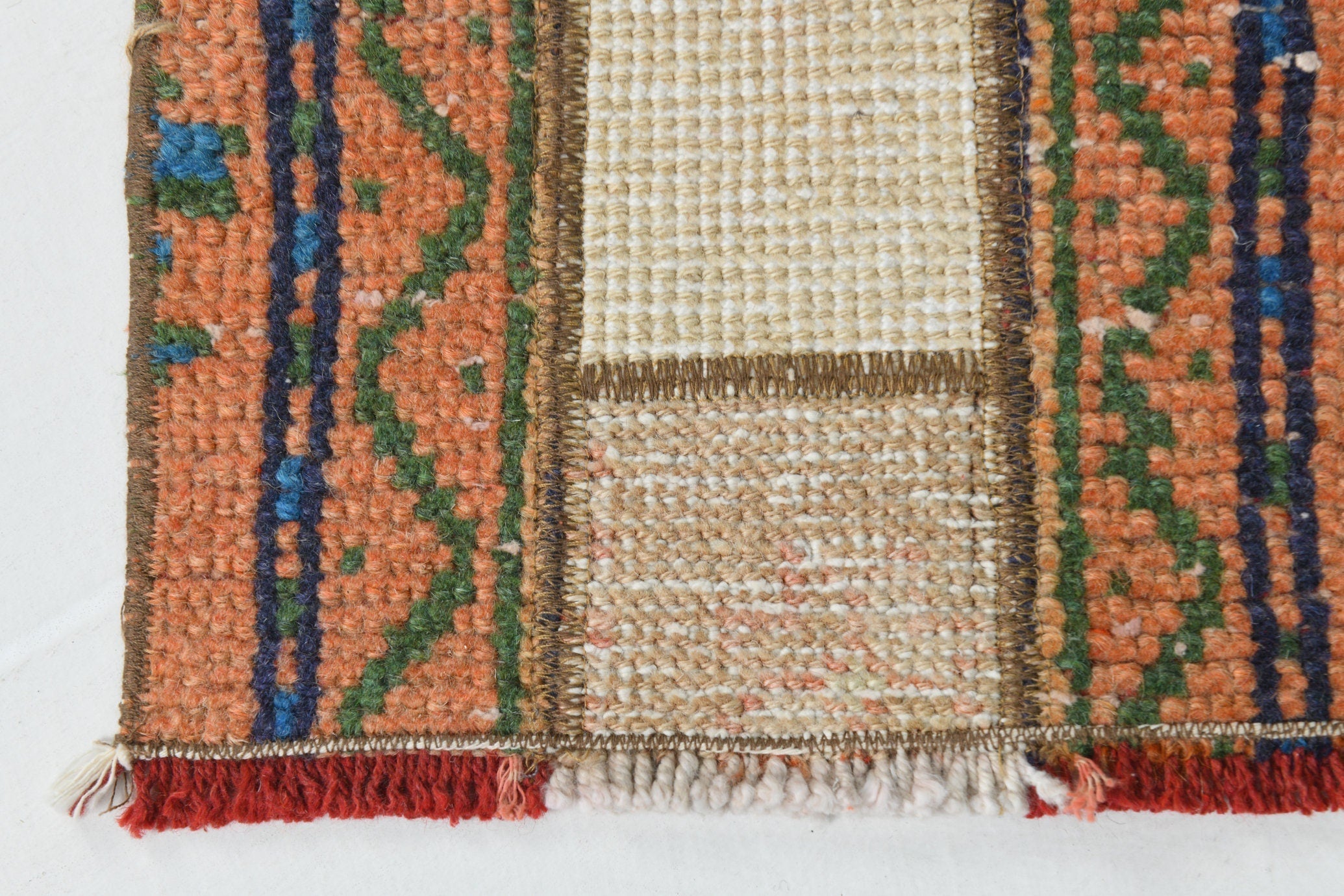 Turkish Vintage Doormat 1’7’ x 3’3’ Small Brown