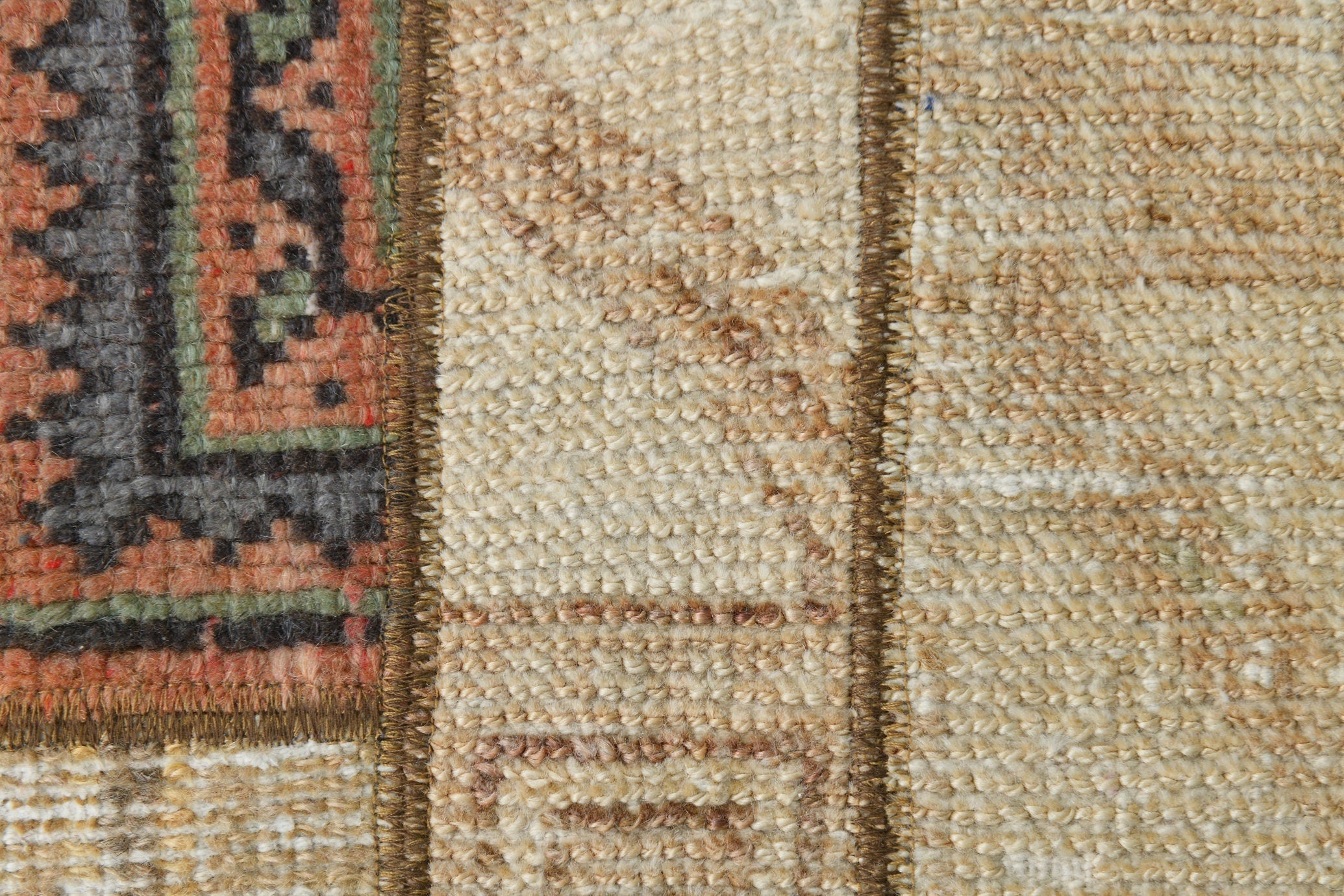 Turkish Vintage Doormat 1’7’ x 3’3’ Small Brown