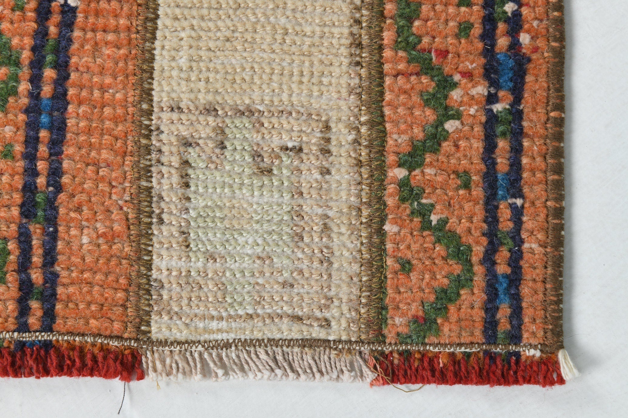 Turkish Vintage Doormat 1’7’ x 3’3’ Small Brown