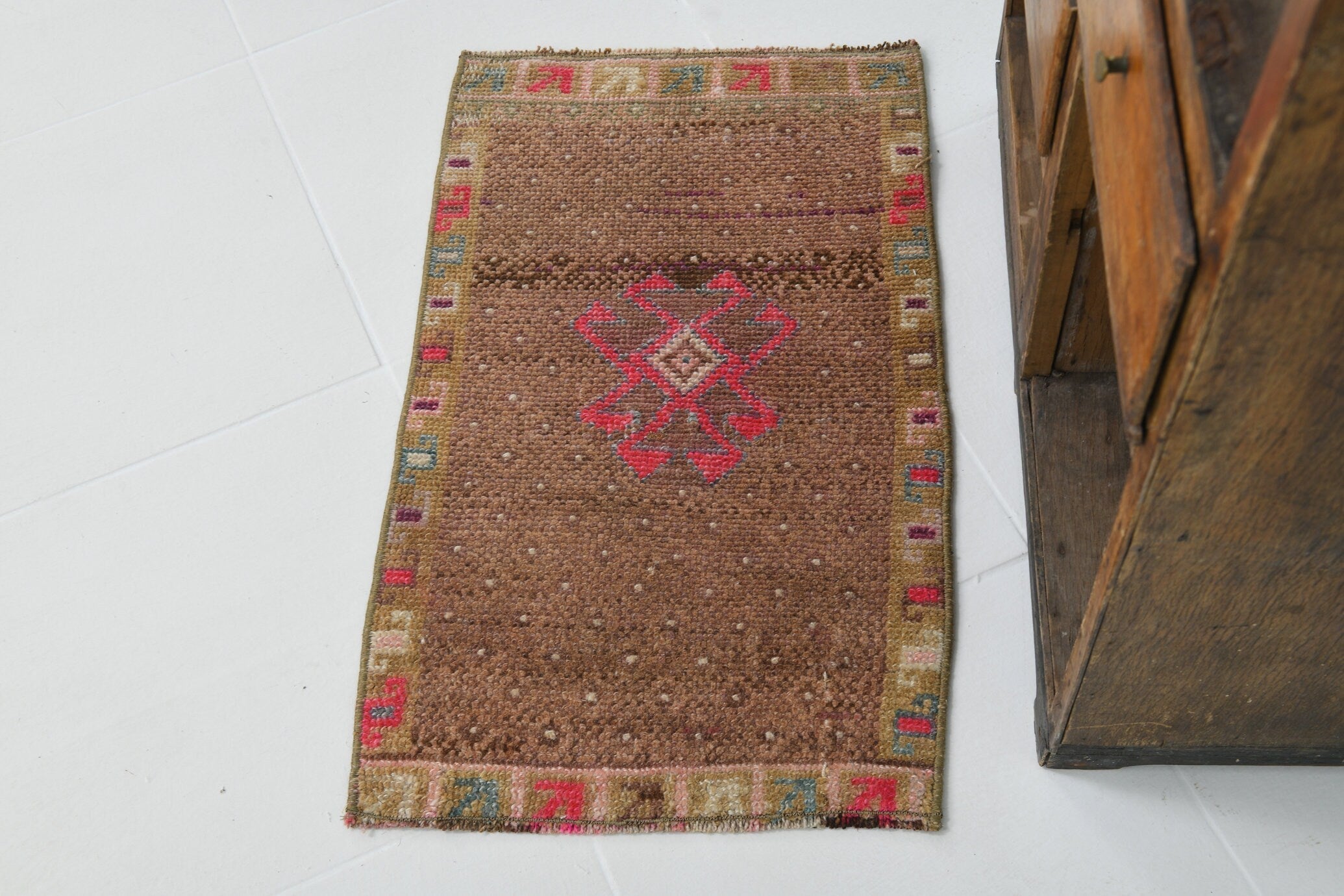 Turkish Vintage Doormat 2’6’ x 1’6’