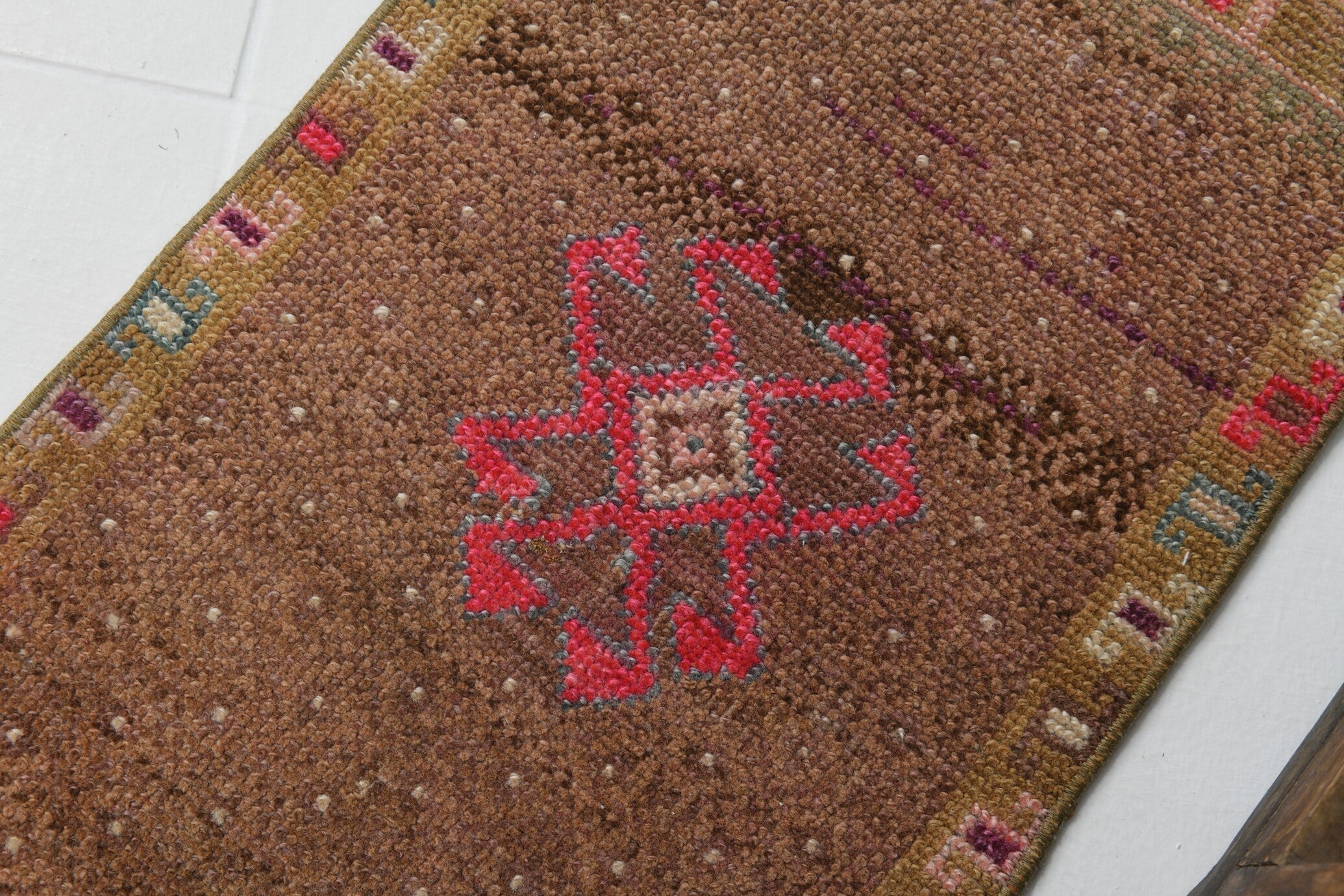 Turkish Vintage Doormat 2’6’ x 1’6’