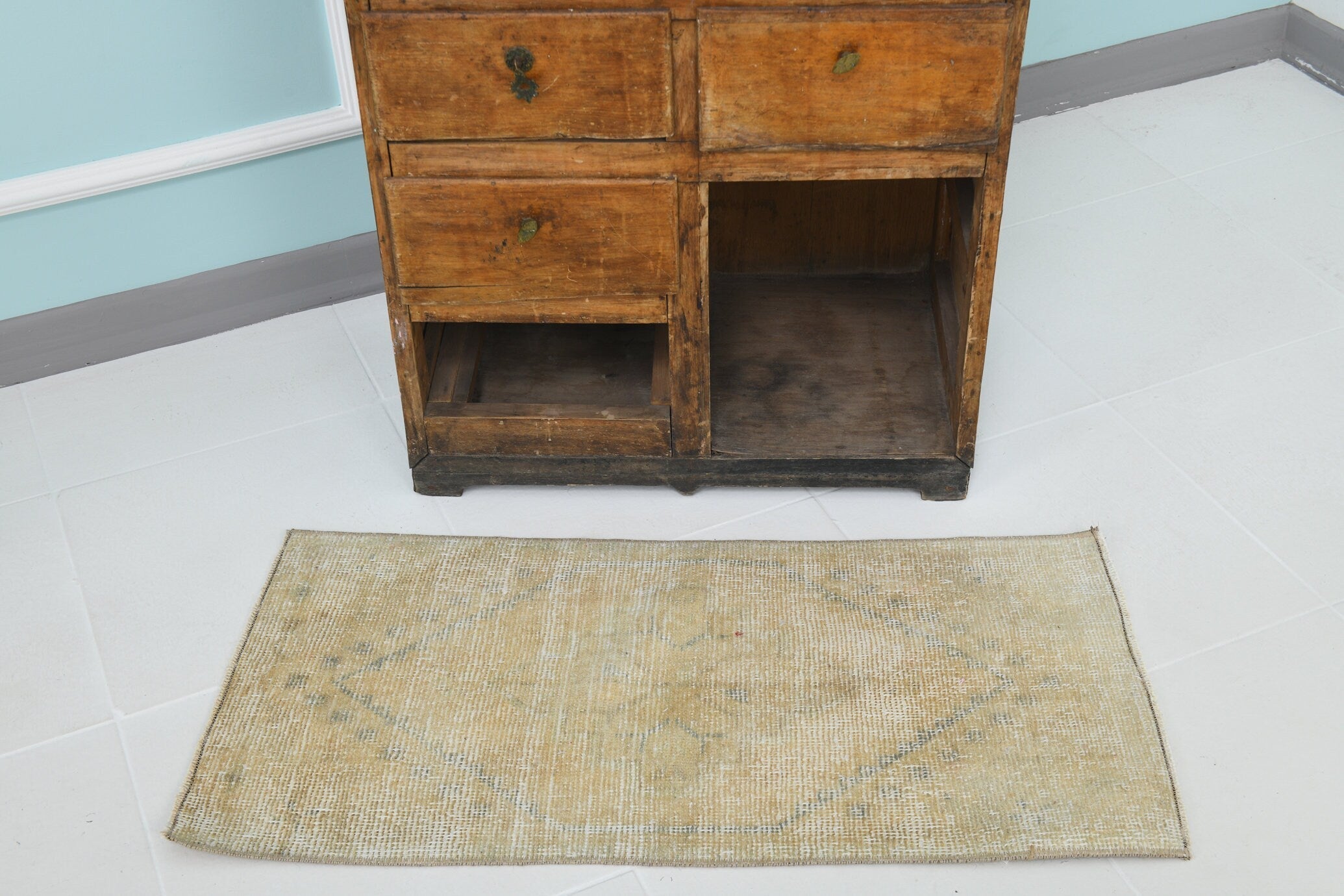 Turkish Vintage Doormat 3’1’ x 1’6’