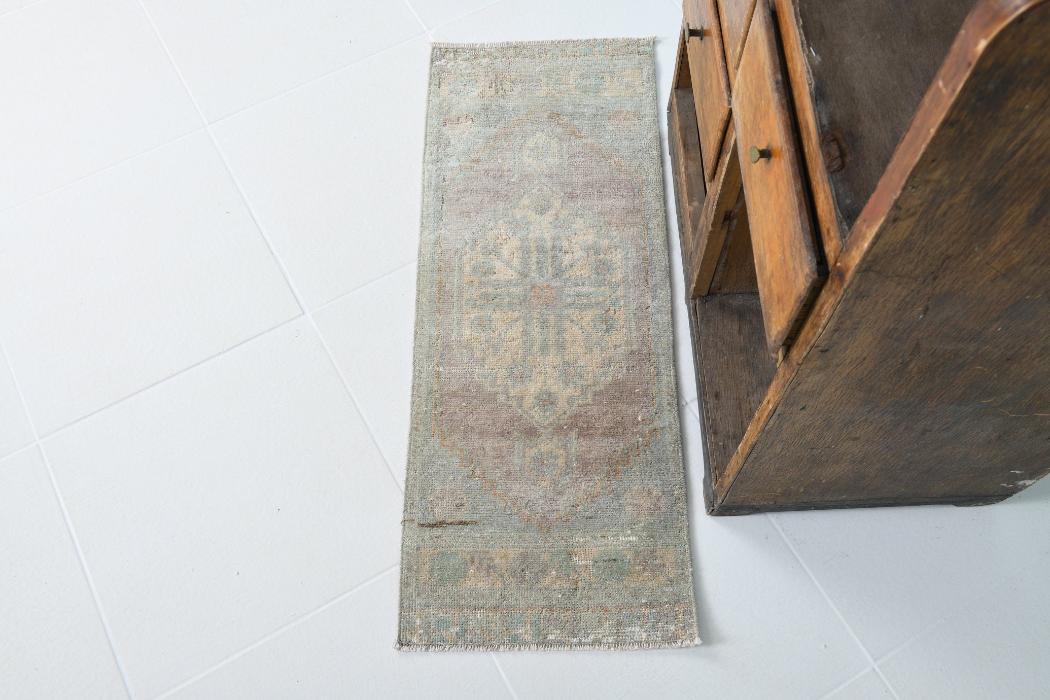 Turkish Vintage Doormat 3’3’ x 1’3’