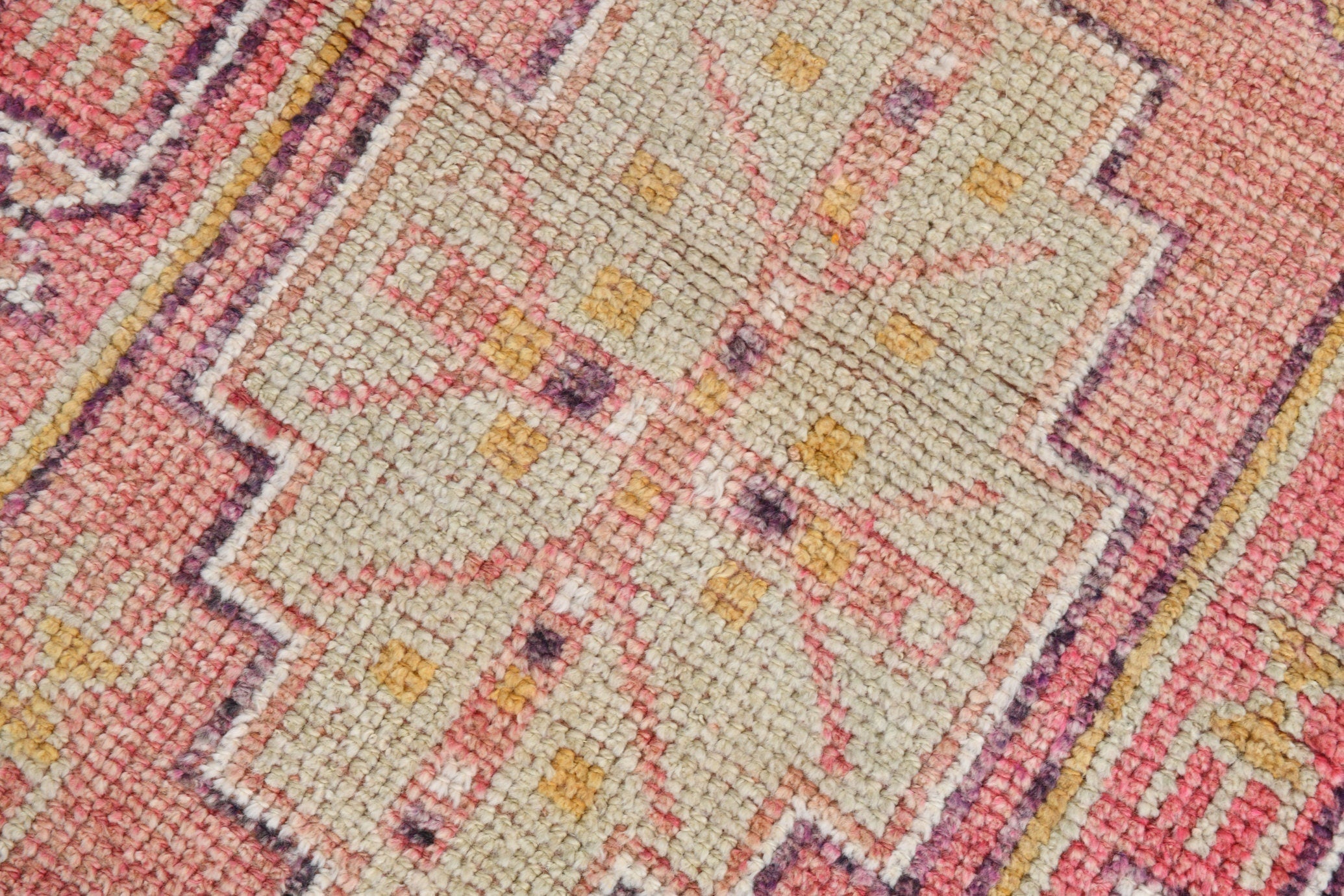 Turkish Vintage Herki Rug 10’10’ x 2’9’