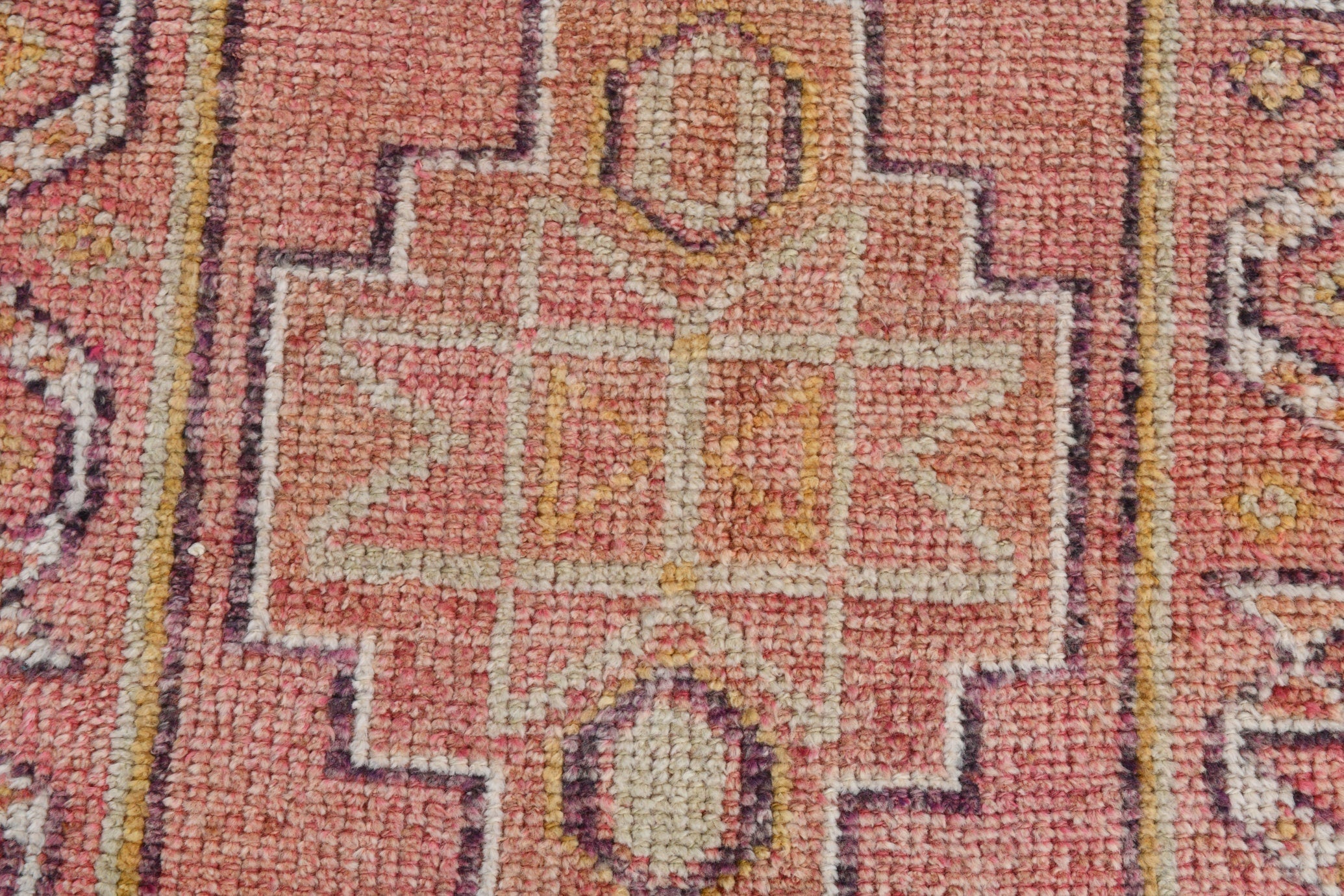 Turkish Vintage Herki Rug 10’10’ x 2’9’