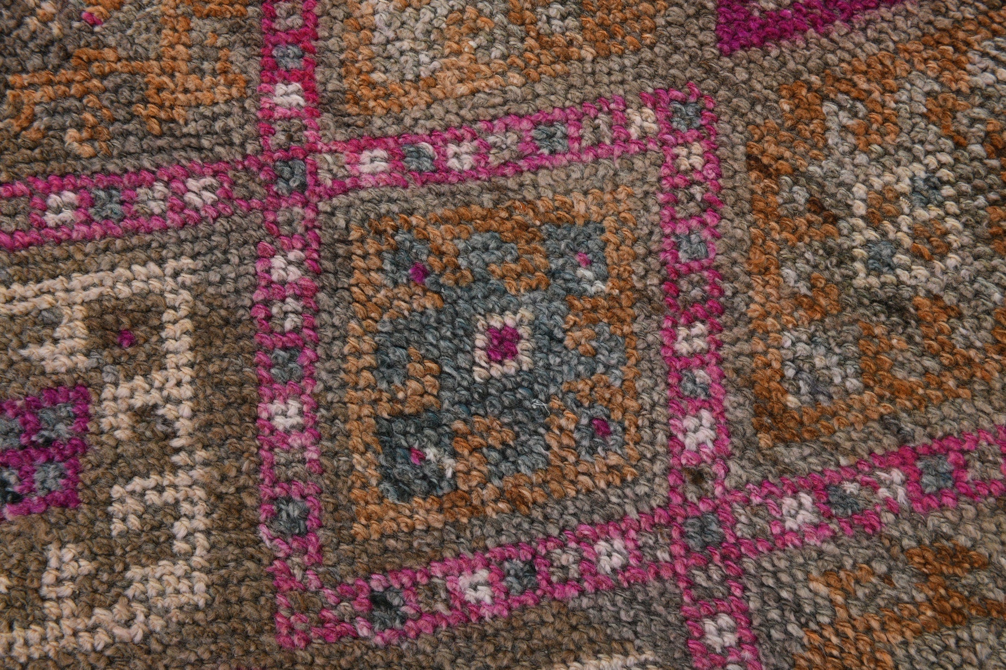 Turkish Vintage Herki Rug 10’8’ x 2’10’