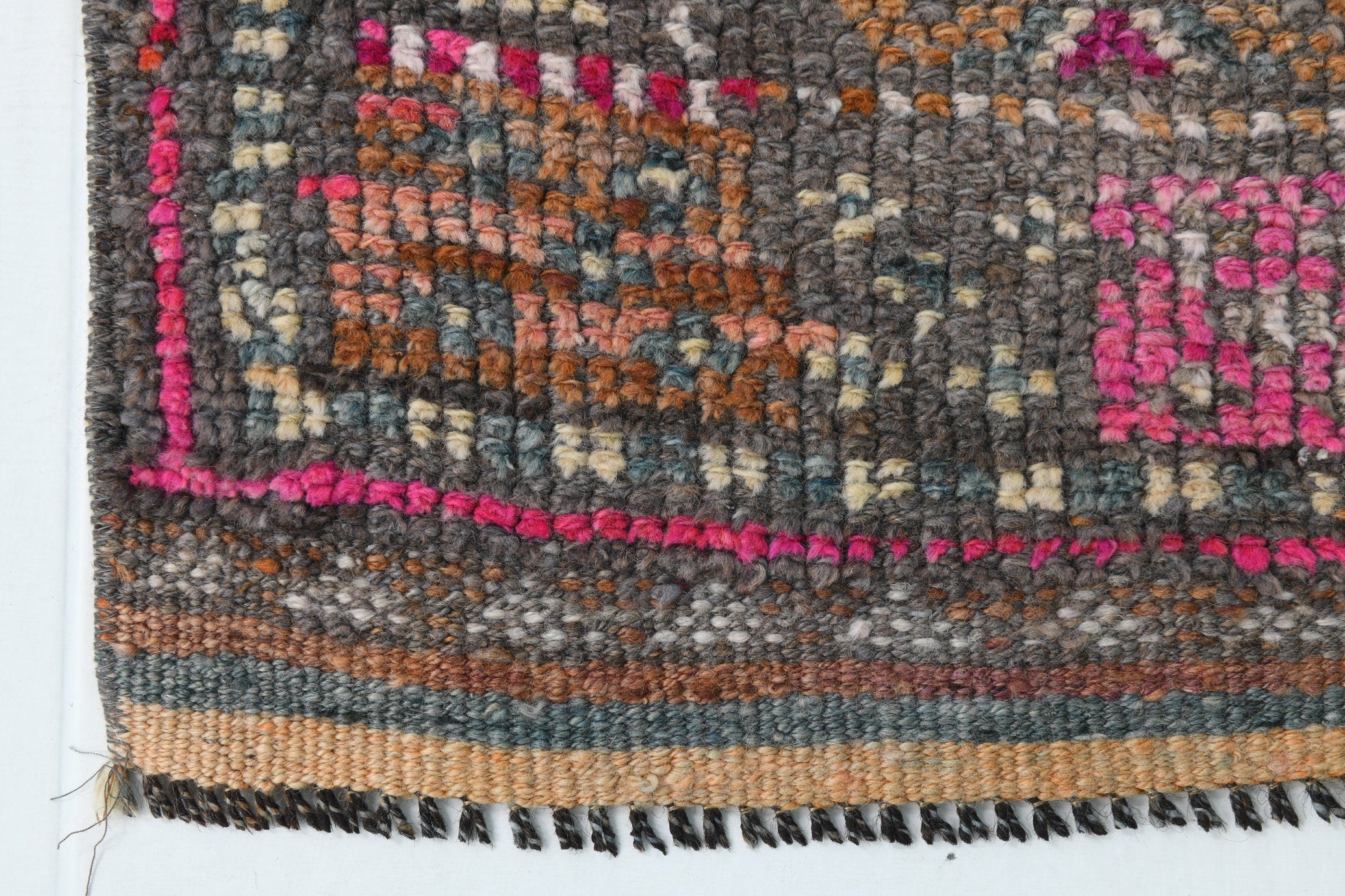 Turkish Vintage Herki Rug 10’8’ x 2’10’