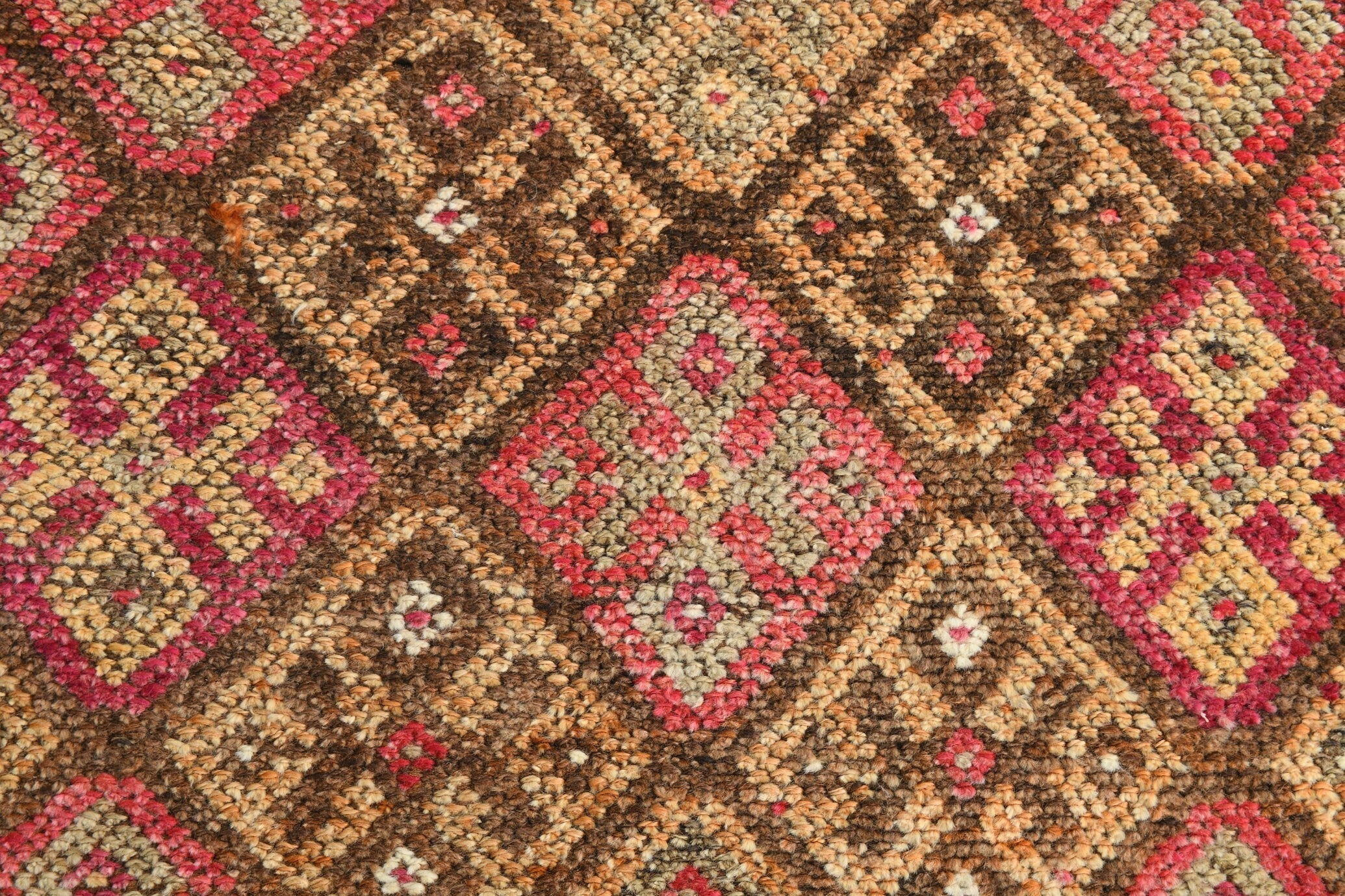 Turkish Vintage Herki Rug 14’2’ x 2’11’