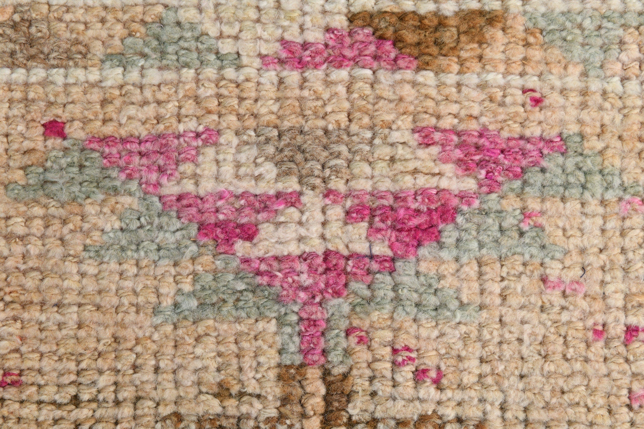 Turkish Vintage Herki Rug 2’10’ x 10’10’
