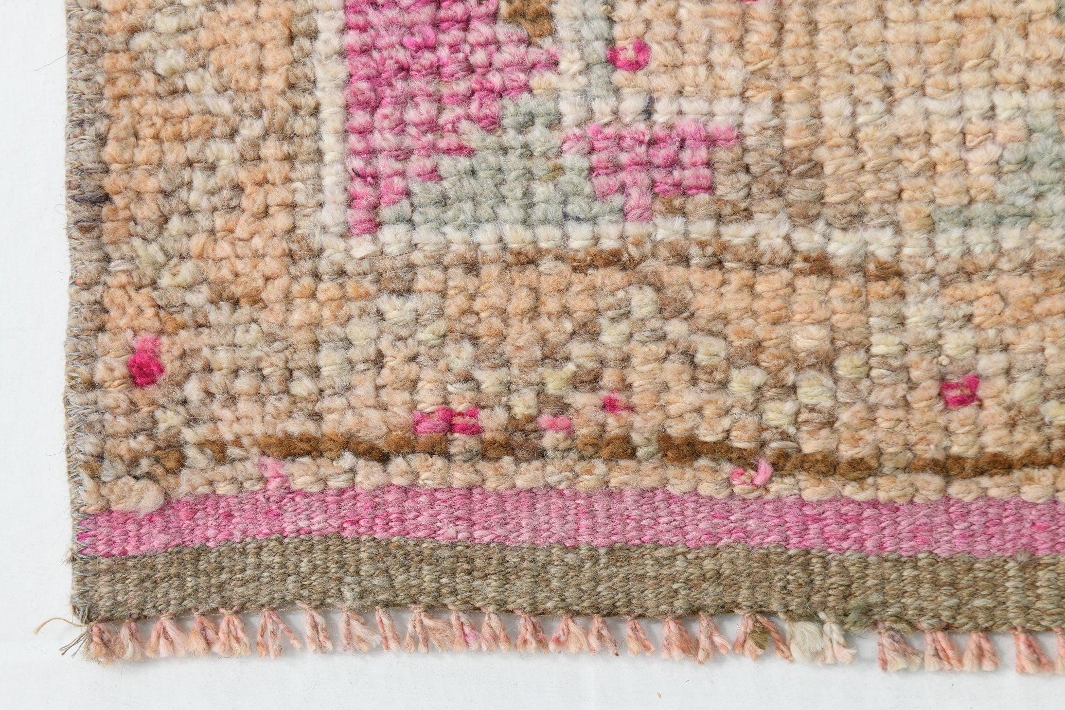 Turkish Vintage Herki Rug 2’10’ x 10’10’