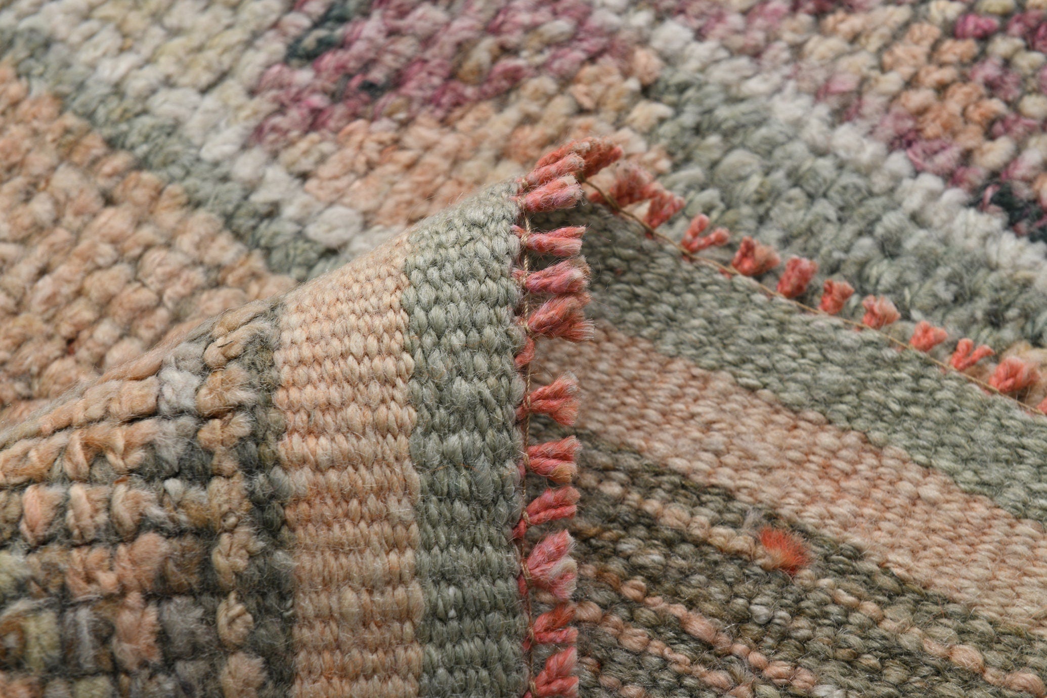 Turkish Vintage Herki Rug 2’10’ x 10’10’