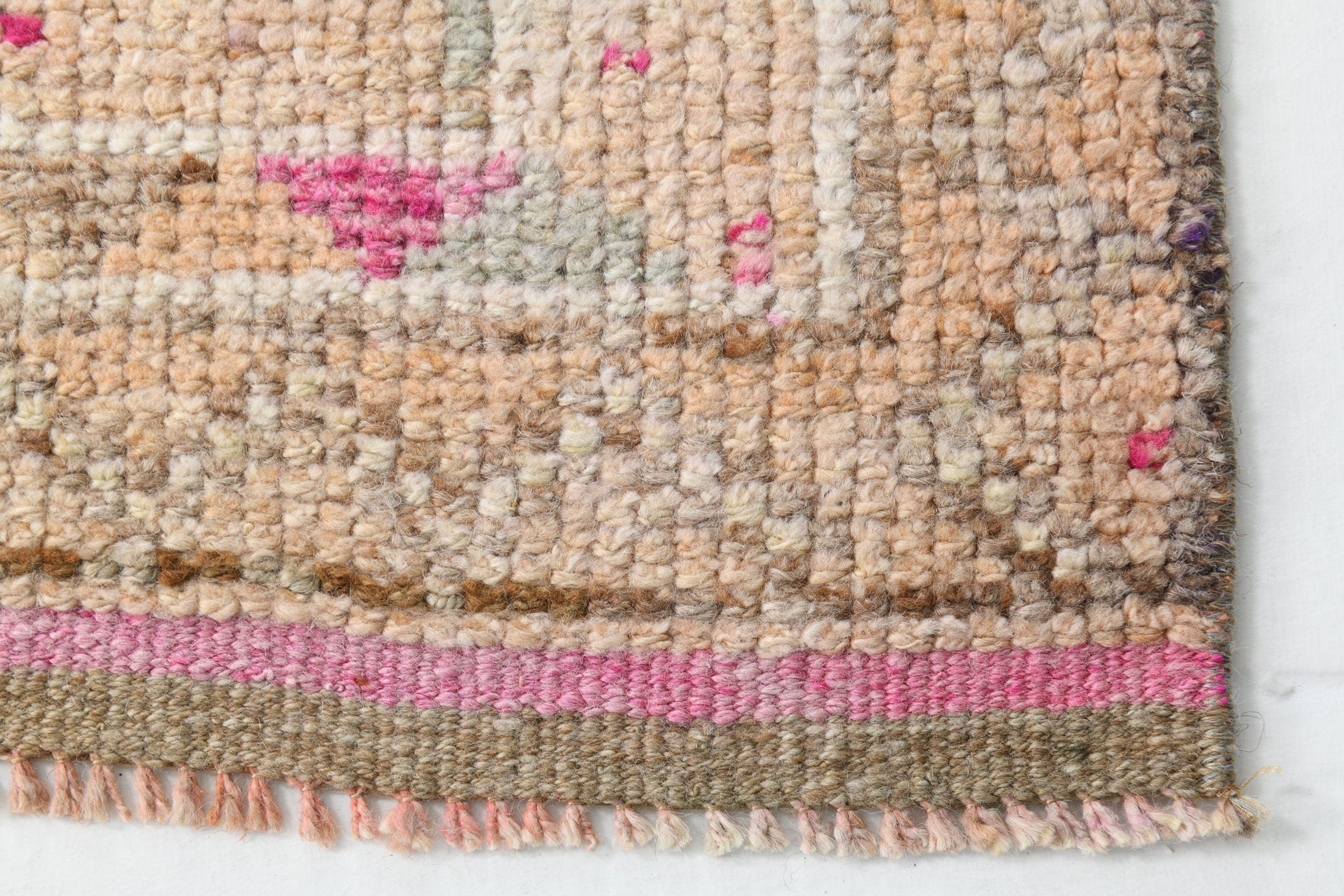Turkish Vintage Herki Rug 2’10’ x 10’10’