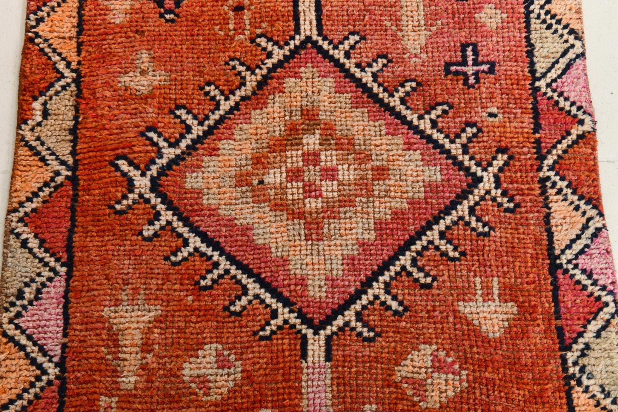 Turkish Vintage Herki Rug 2’10’’ x 10’6’’