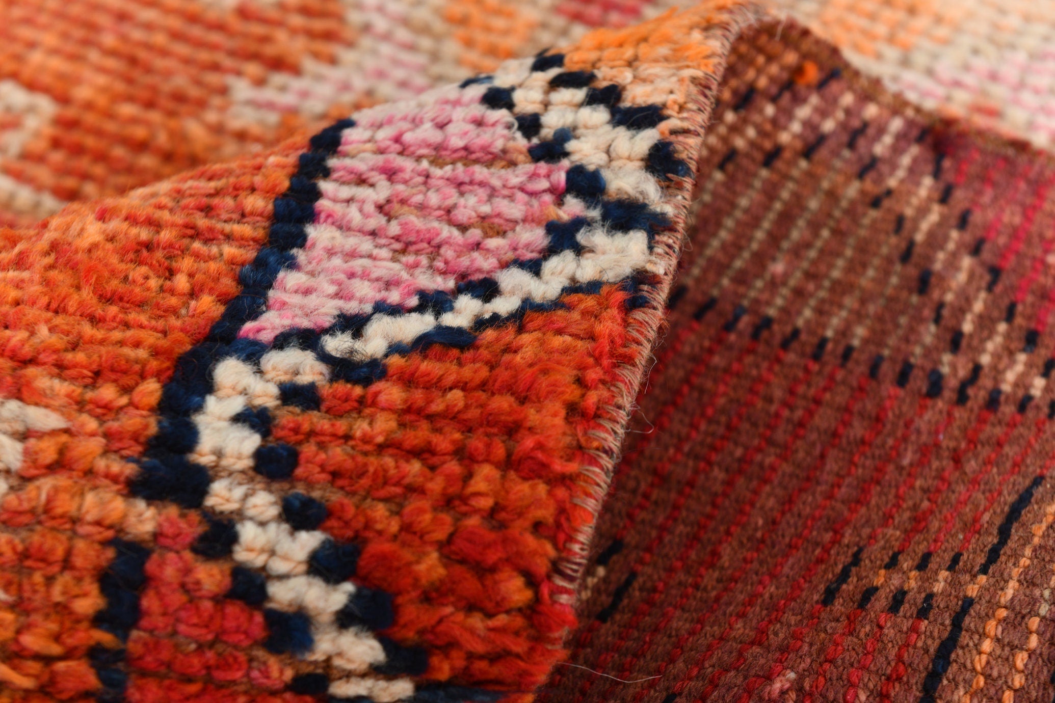Turkish Vintage Herki Rug 2’10’’ x 10’6’’