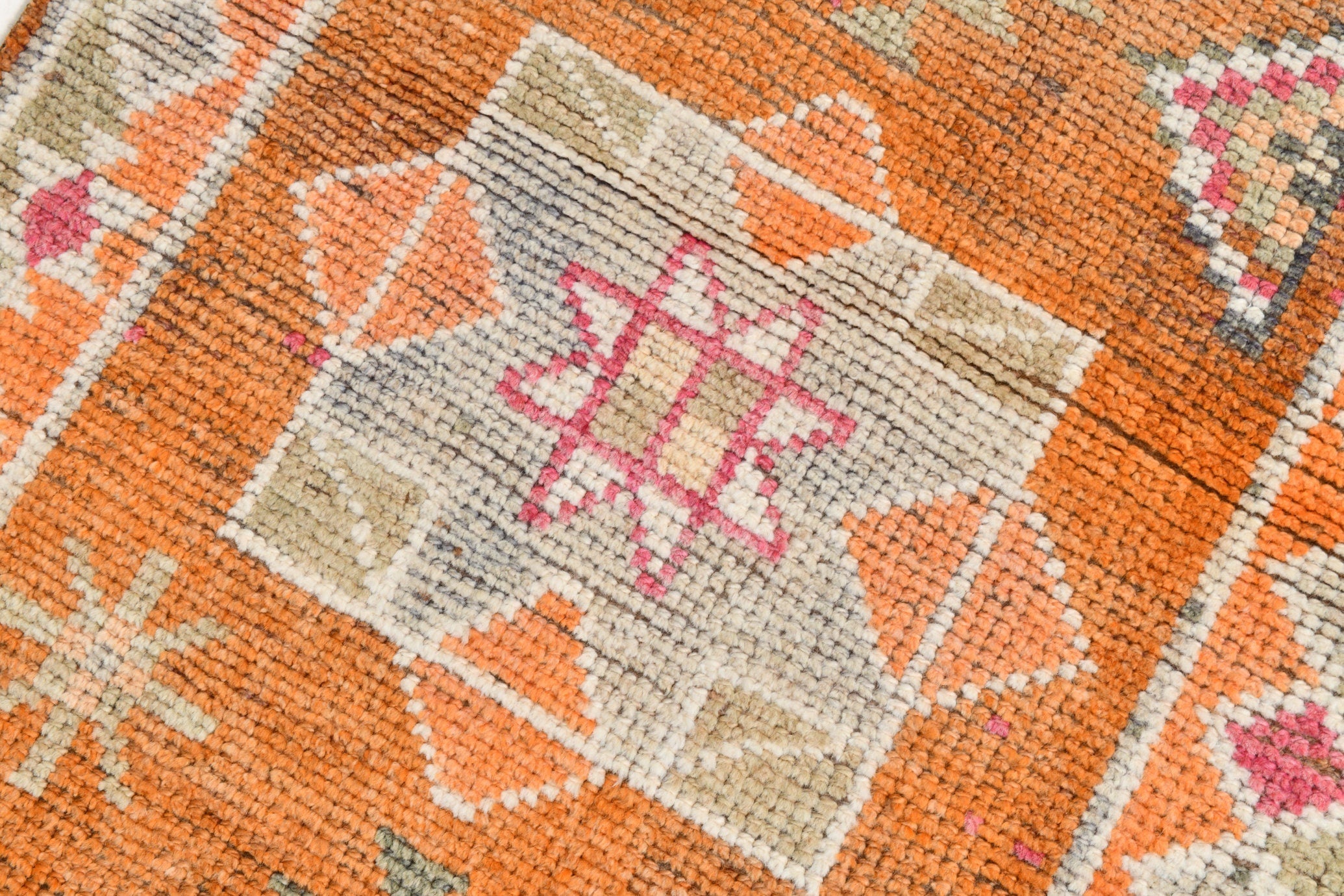Turkish Vintage Herki Rug 2’10’ x 12’10’