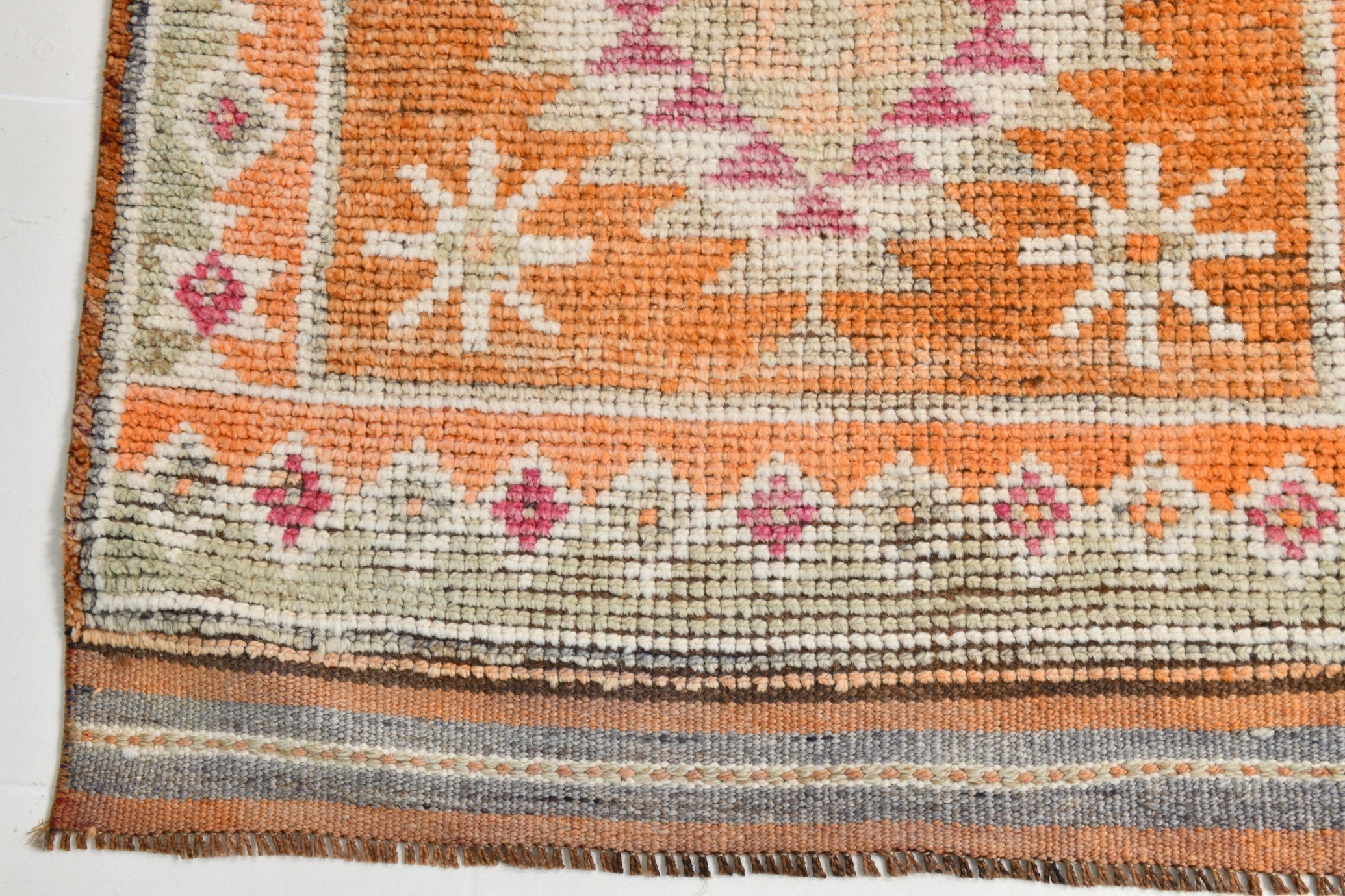 Turkish Vintage Herki Rug 2’10’ x 12’10’