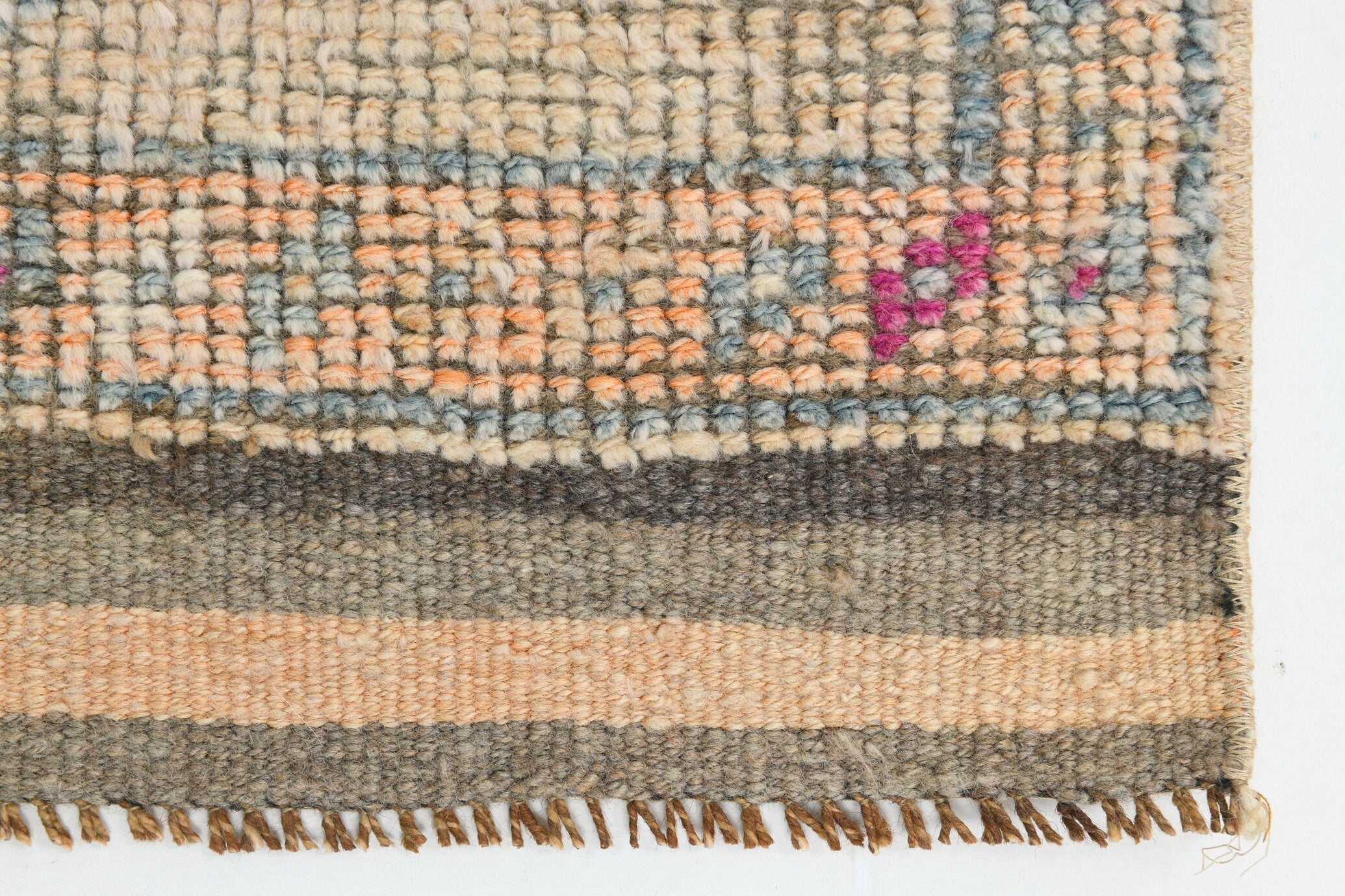 Turkish Vintage Herki Rug 2’10’ x 12’3’