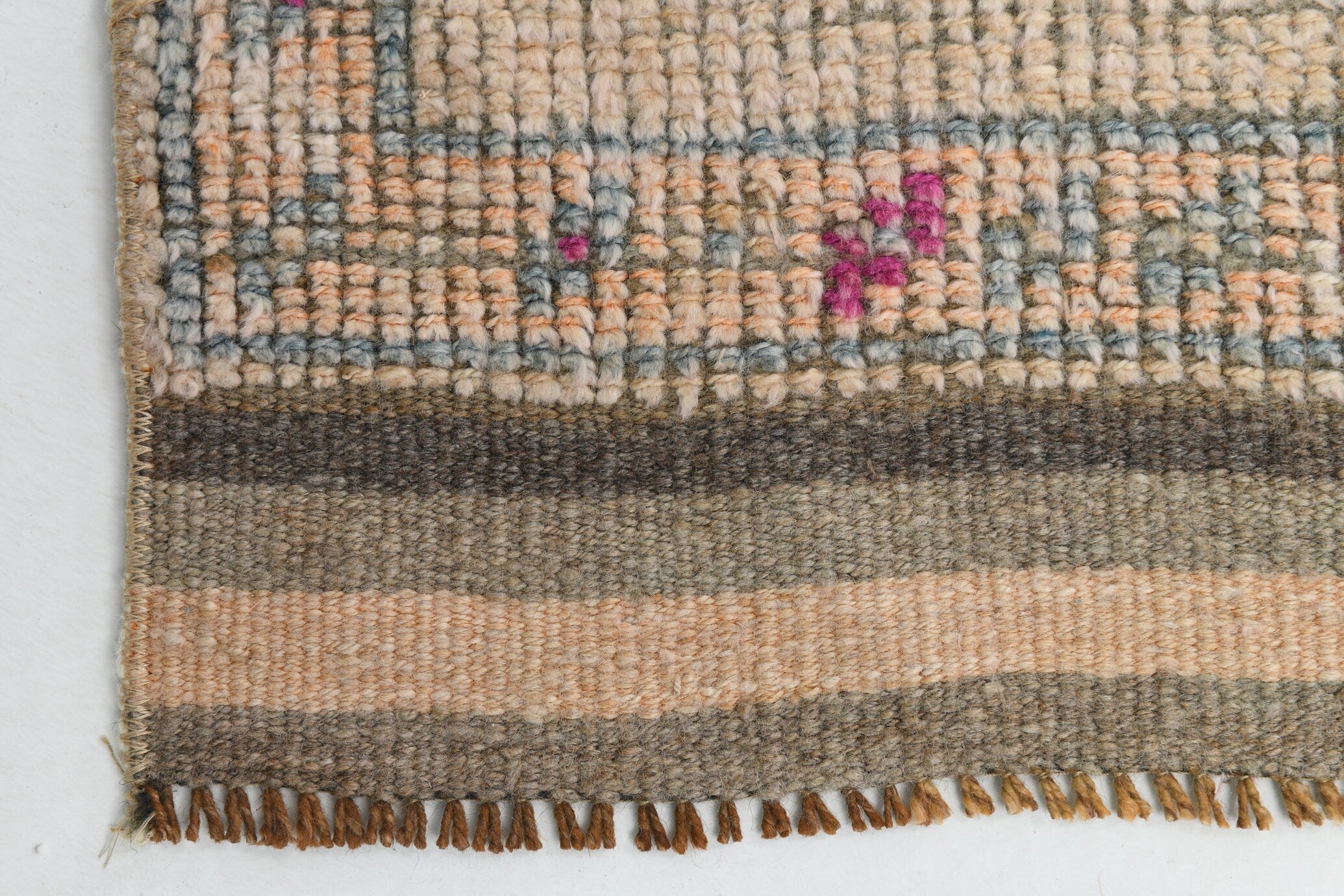 Turkish Vintage Herki Rug 2’10’ x 12’3’