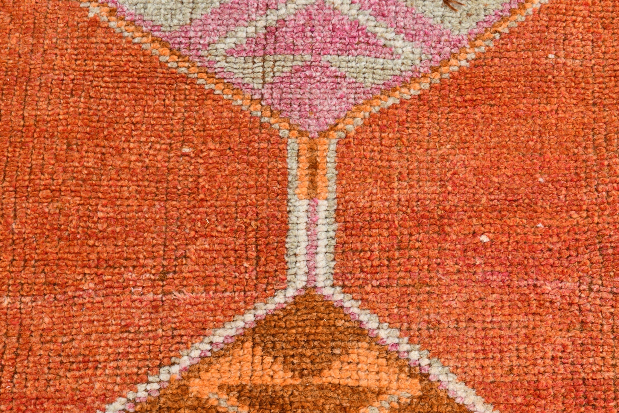 Turkish Vintage Herki Rug 2’11’ x 10’3’