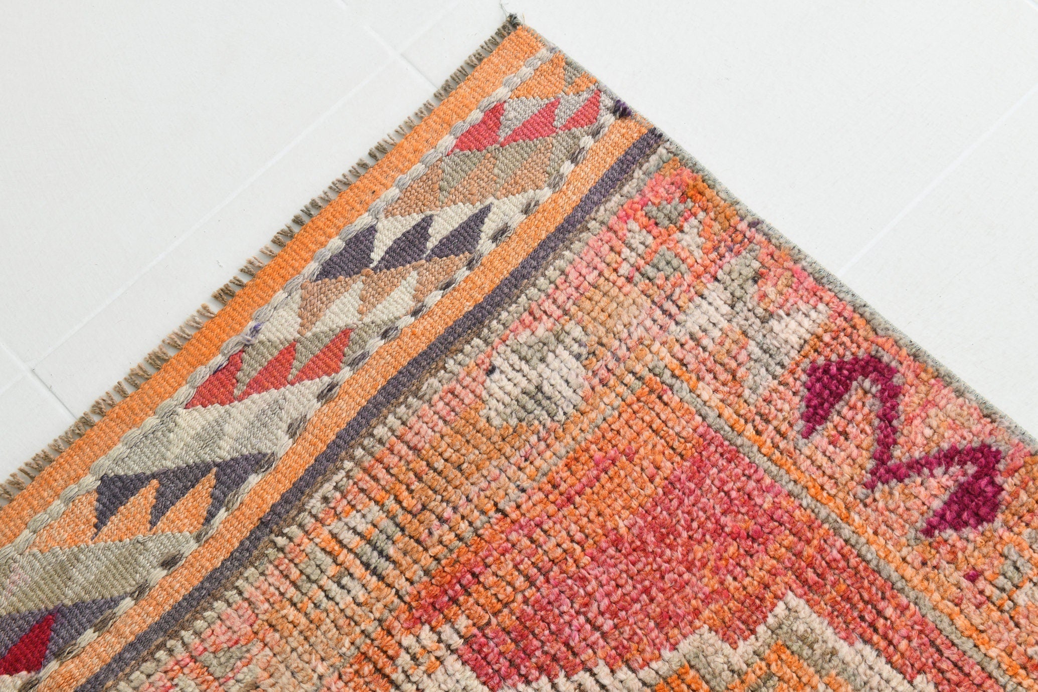 Turkish Vintage Herki Rug 2’11’’ x 10’8’’