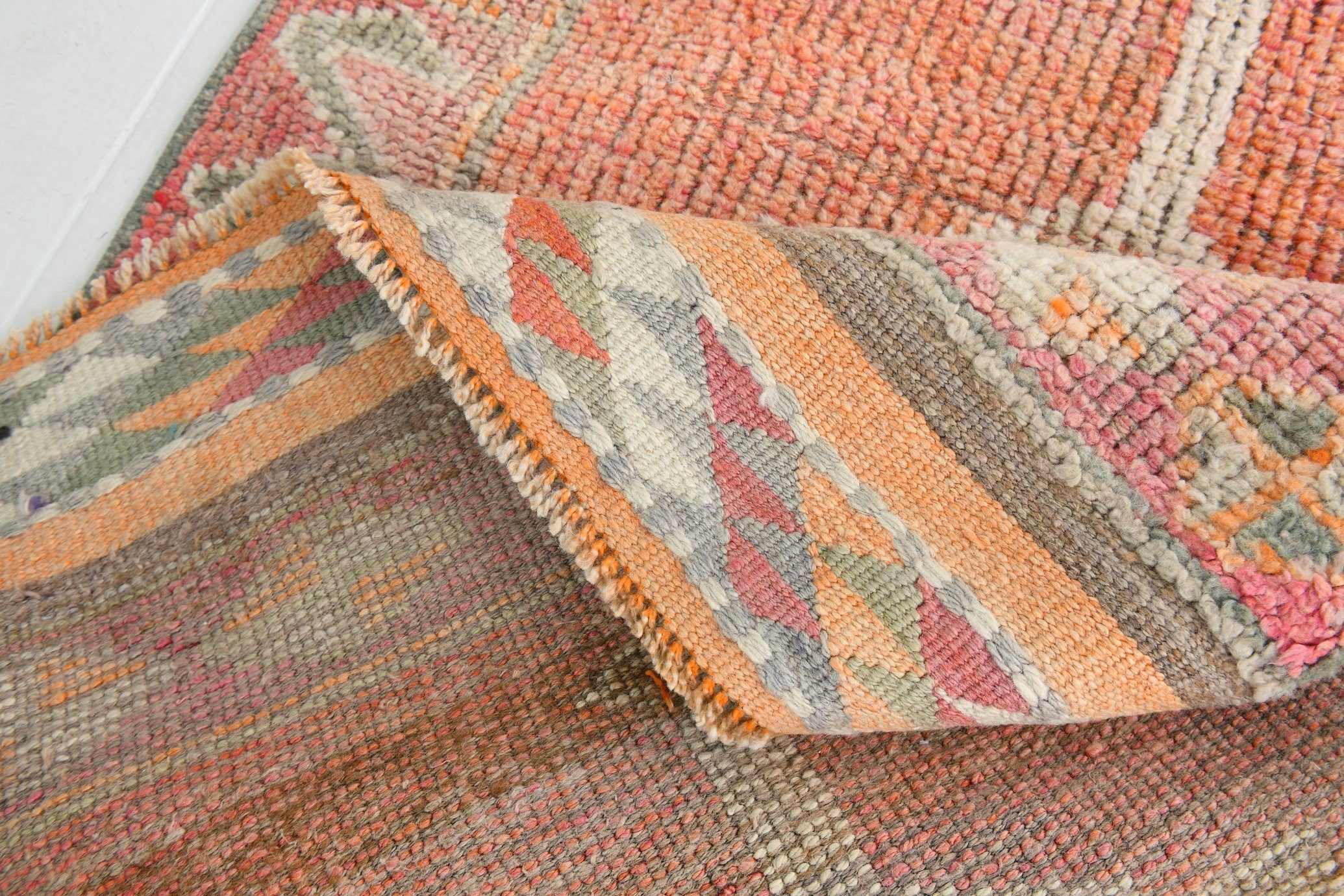 Turkish Vintage Herki Rug 2’11’’ x 10’8’’