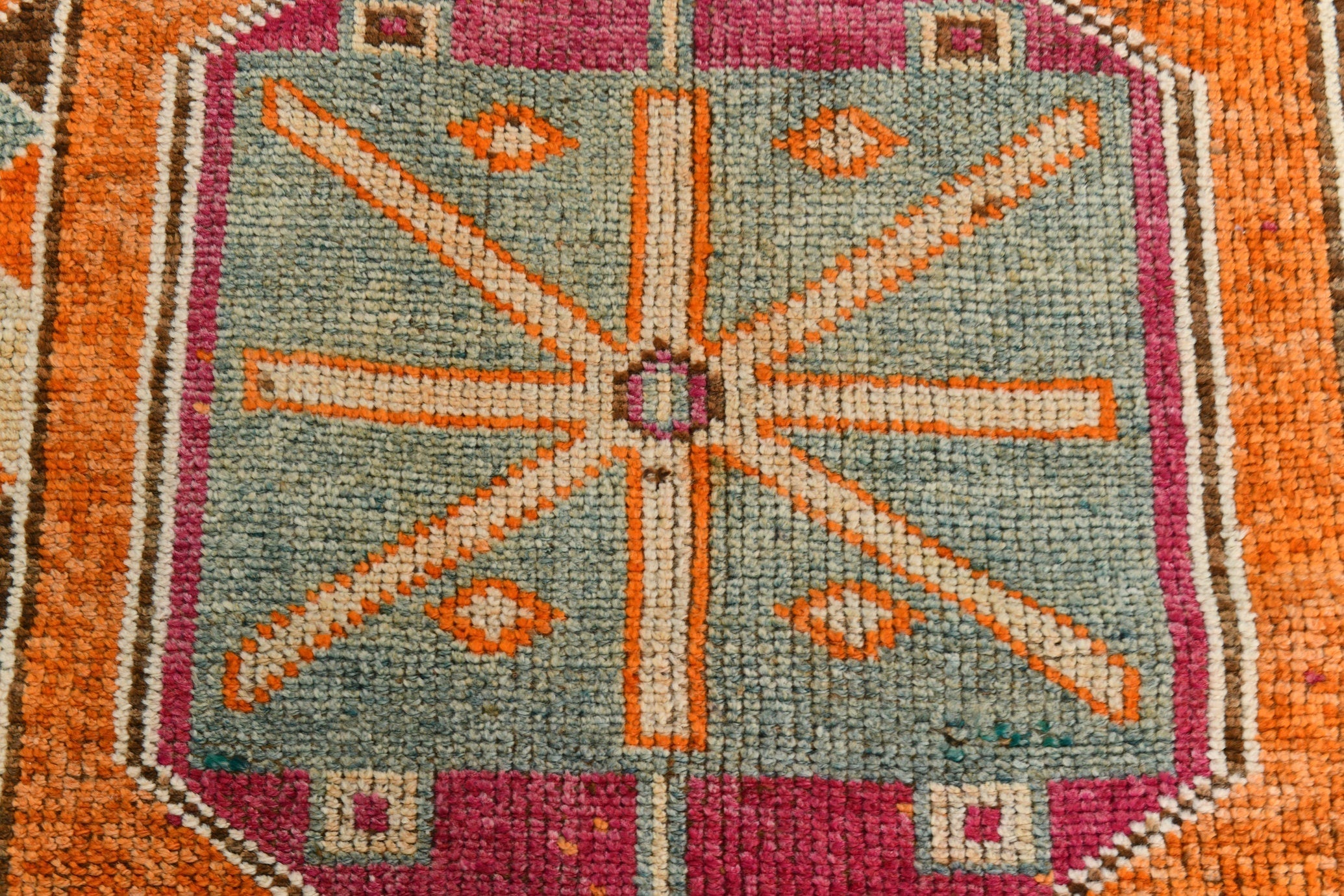 Turkish Vintage Herki Rug 2’11’ x 12’4’