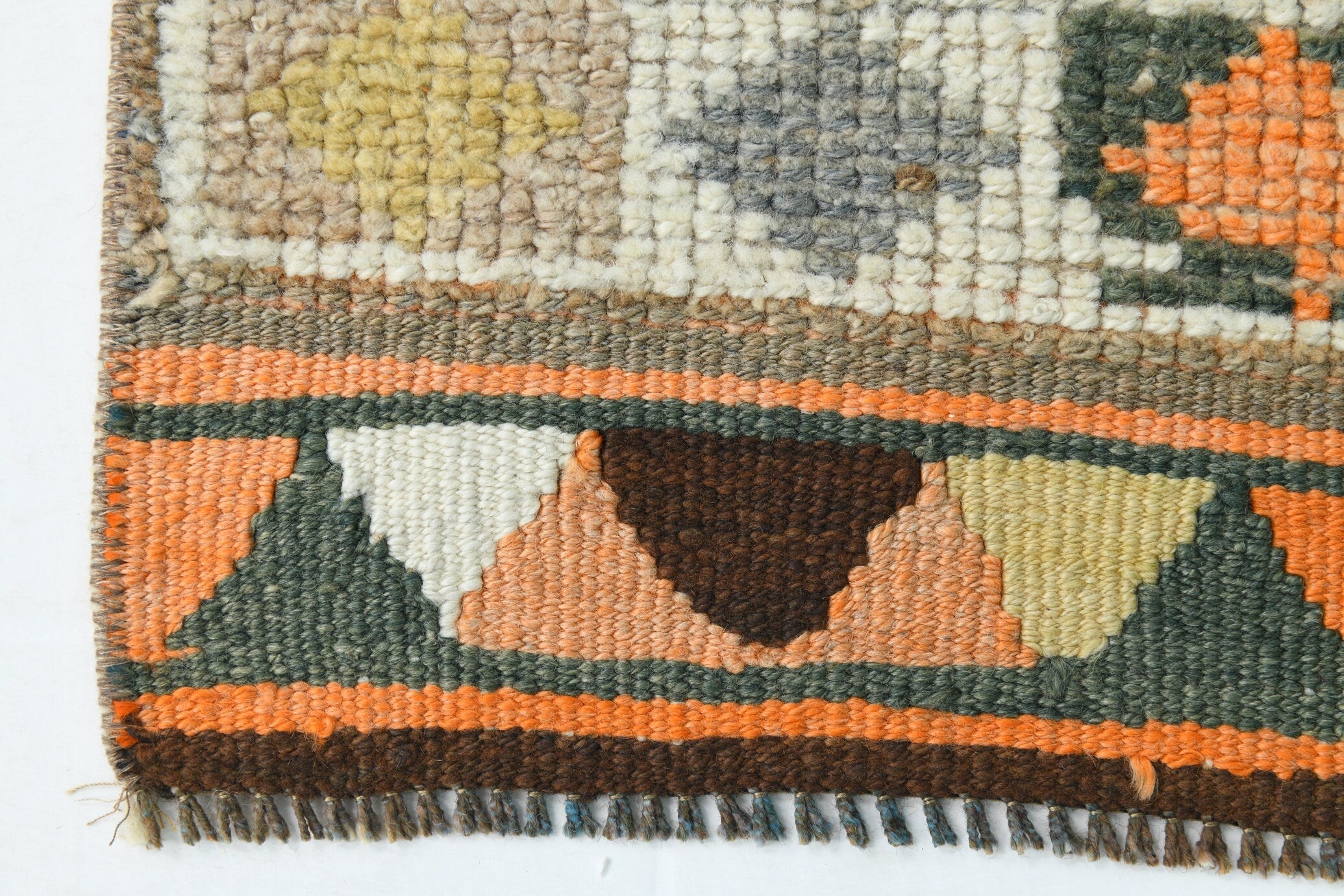 Turkish Vintage Herki Rug 2’11’ x 12’5’