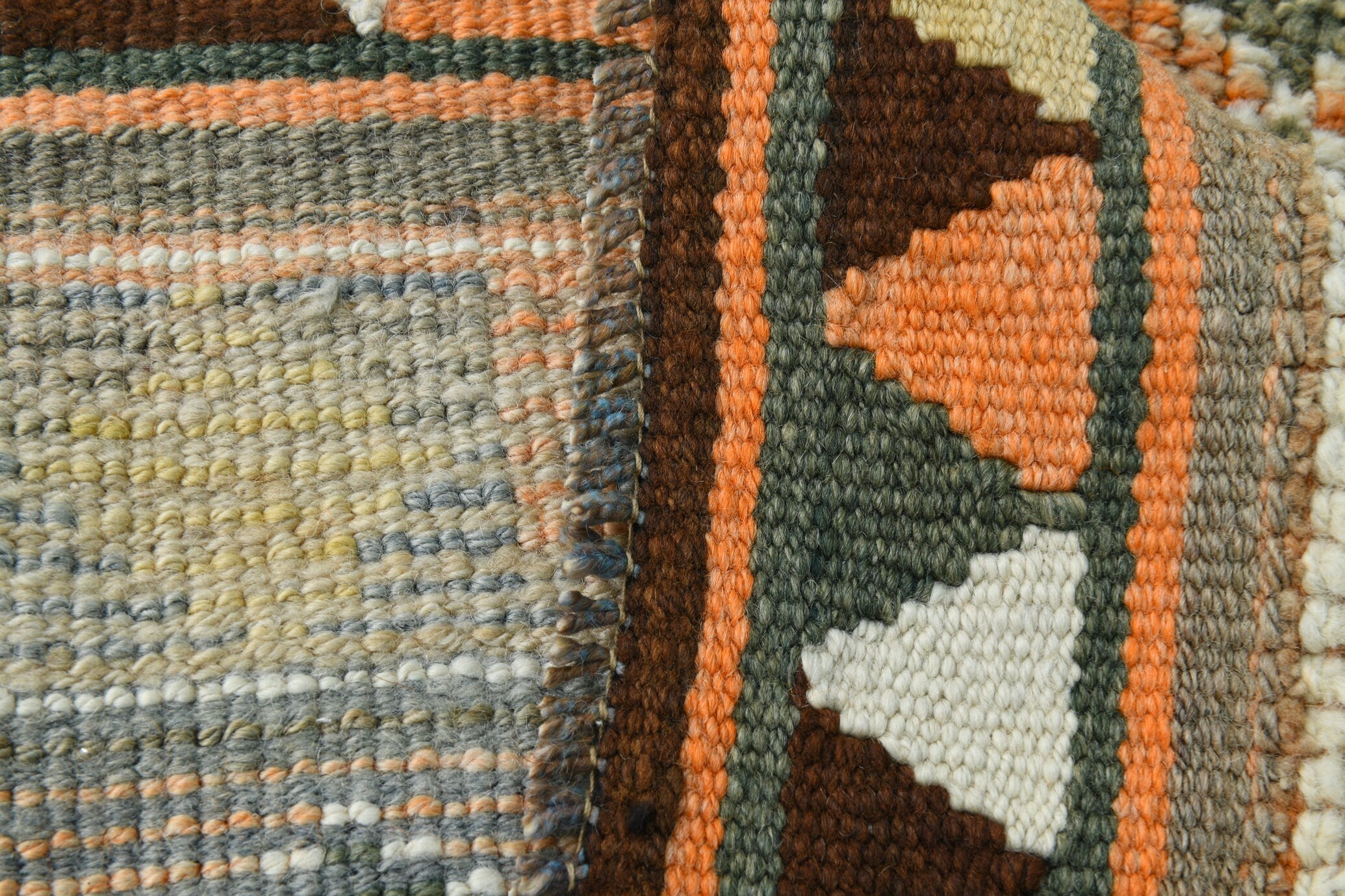 Turkish Vintage Herki Rug 2’11’ x 12’5’