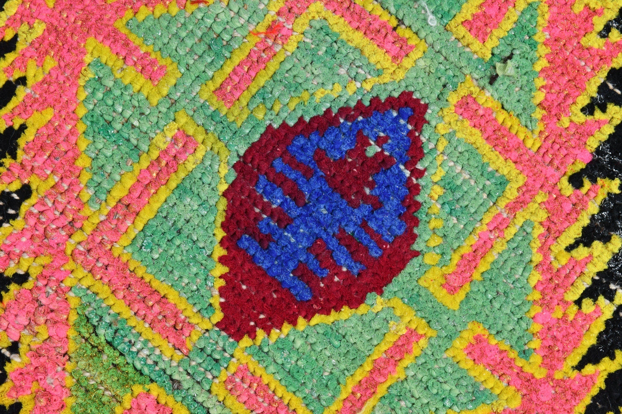 Turkish Vintage Herki Rug 2’11’ x 12’7’