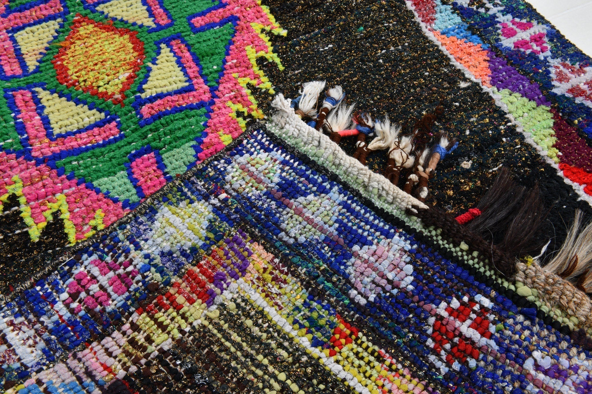 Turkish Vintage Herki Rug 2’11’ x 12’7’