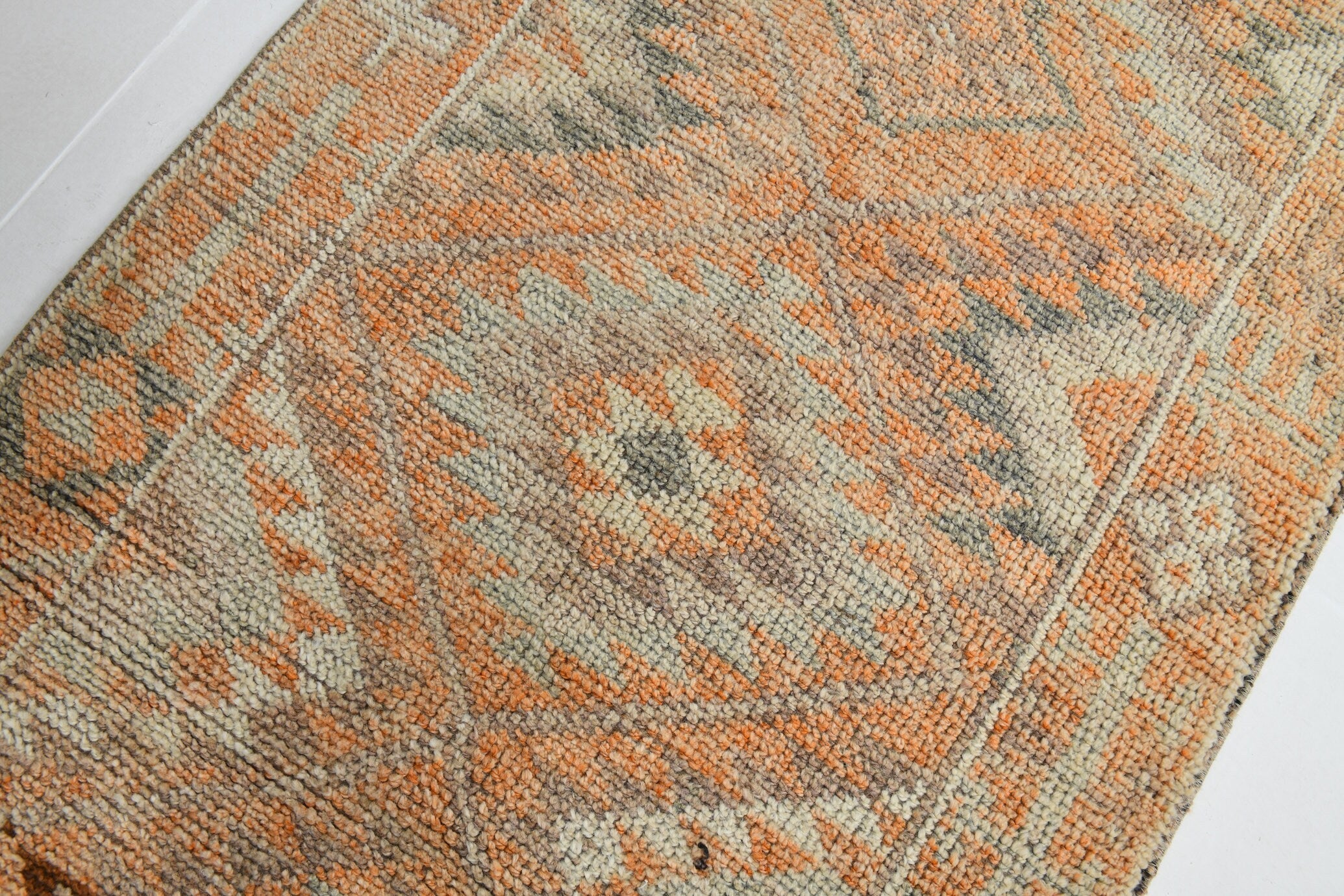 Turkish Vintage Herki Rug 2’11’ x 13’4’