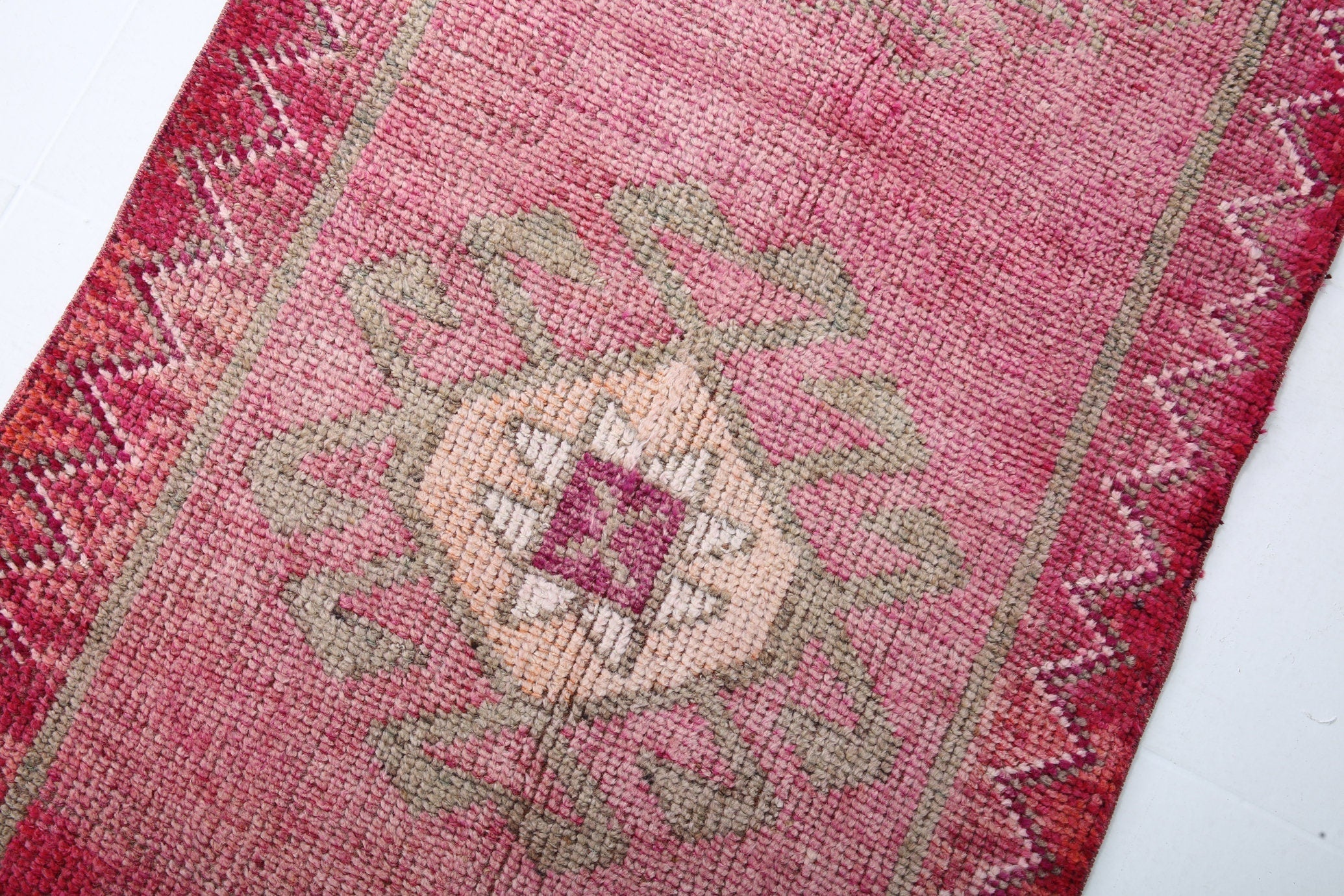 Turkish Vintage Herki Rug 2’12’’ x 10’8’’